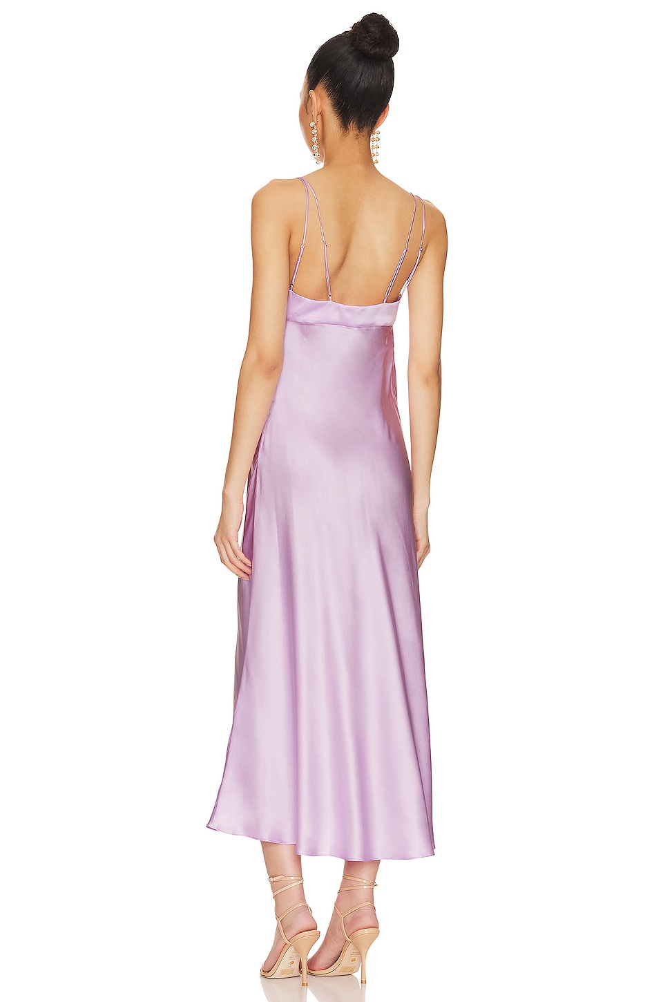 Mauve slip dress best sale