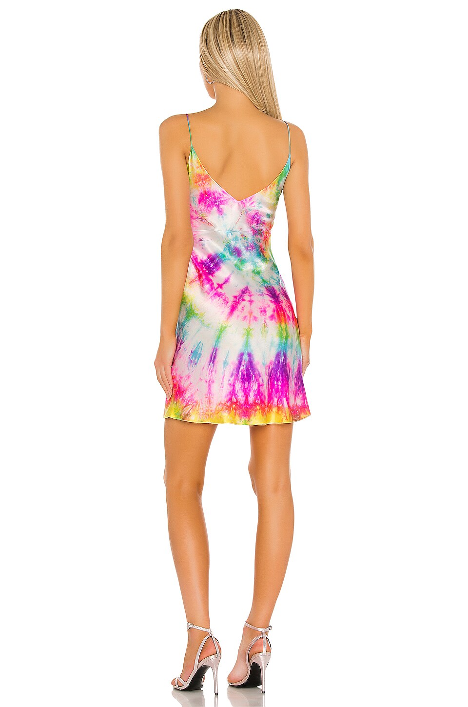 Dannijo Mini Slip Dress In Neon Tie Dye Revolve 2022