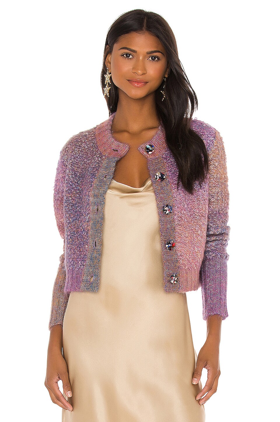 ombre cardigan sweater