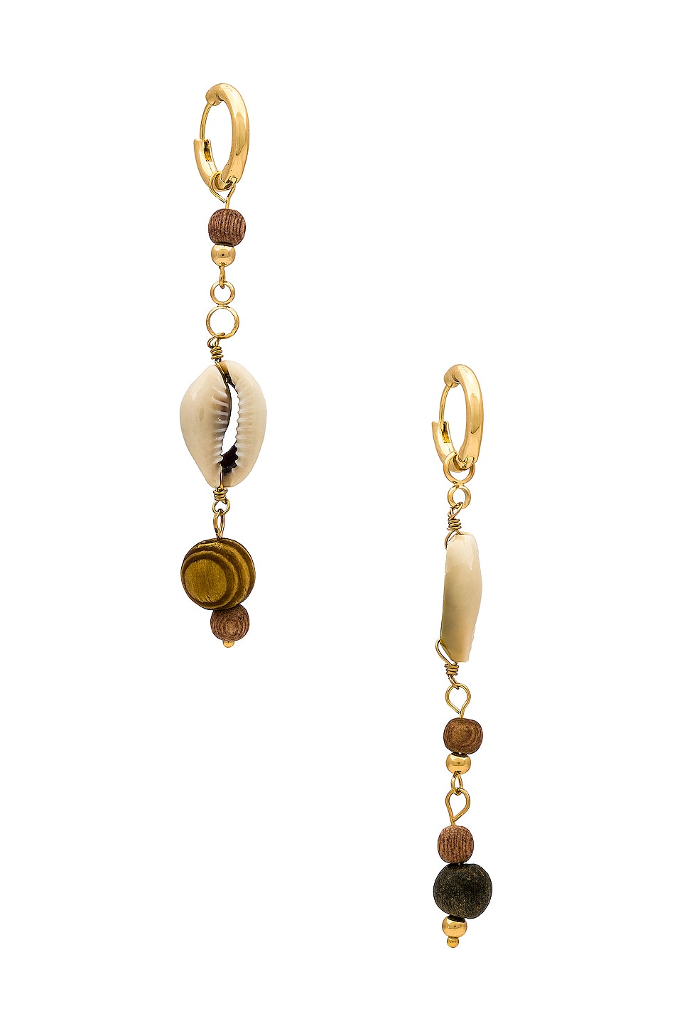 DANNIJO Reed Earrings in Gold REVOLVE