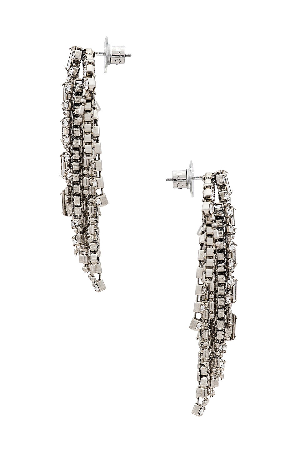 DANNIJO Vaughn Earrings in Silver
