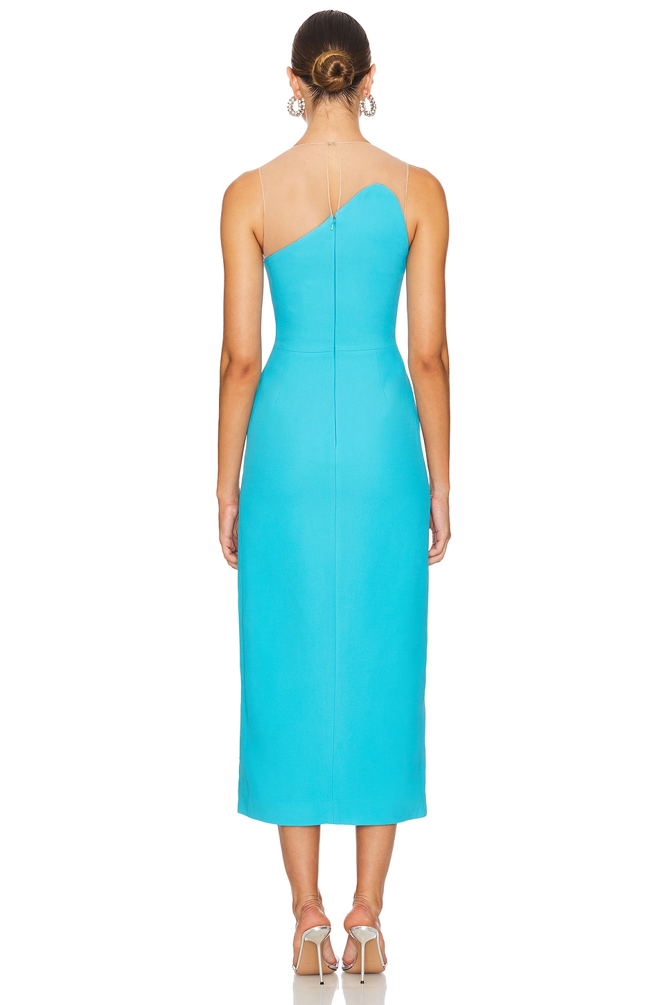 ワンピース DAVID KOMA Women Dresses RE25DK58D BL SI BLUE David Koma Starfish Off the Shoulder Mini Dress in Blue | FWRD