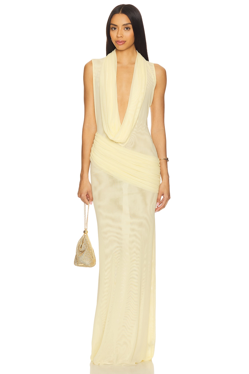 oprah gold dress OPRAH