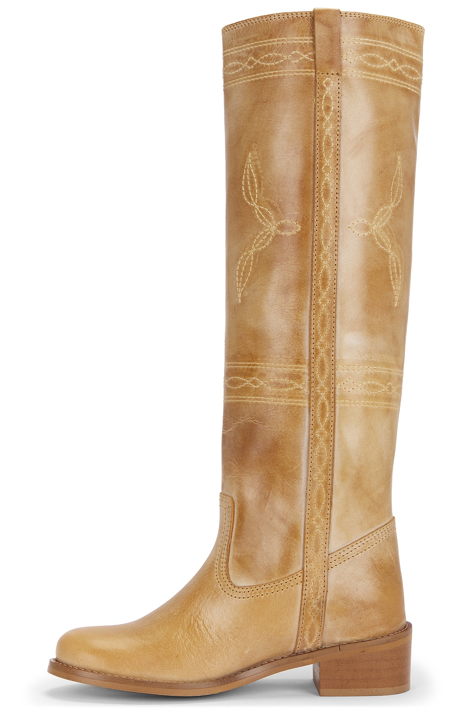 Ann Gaucho With Western Stitching Boot