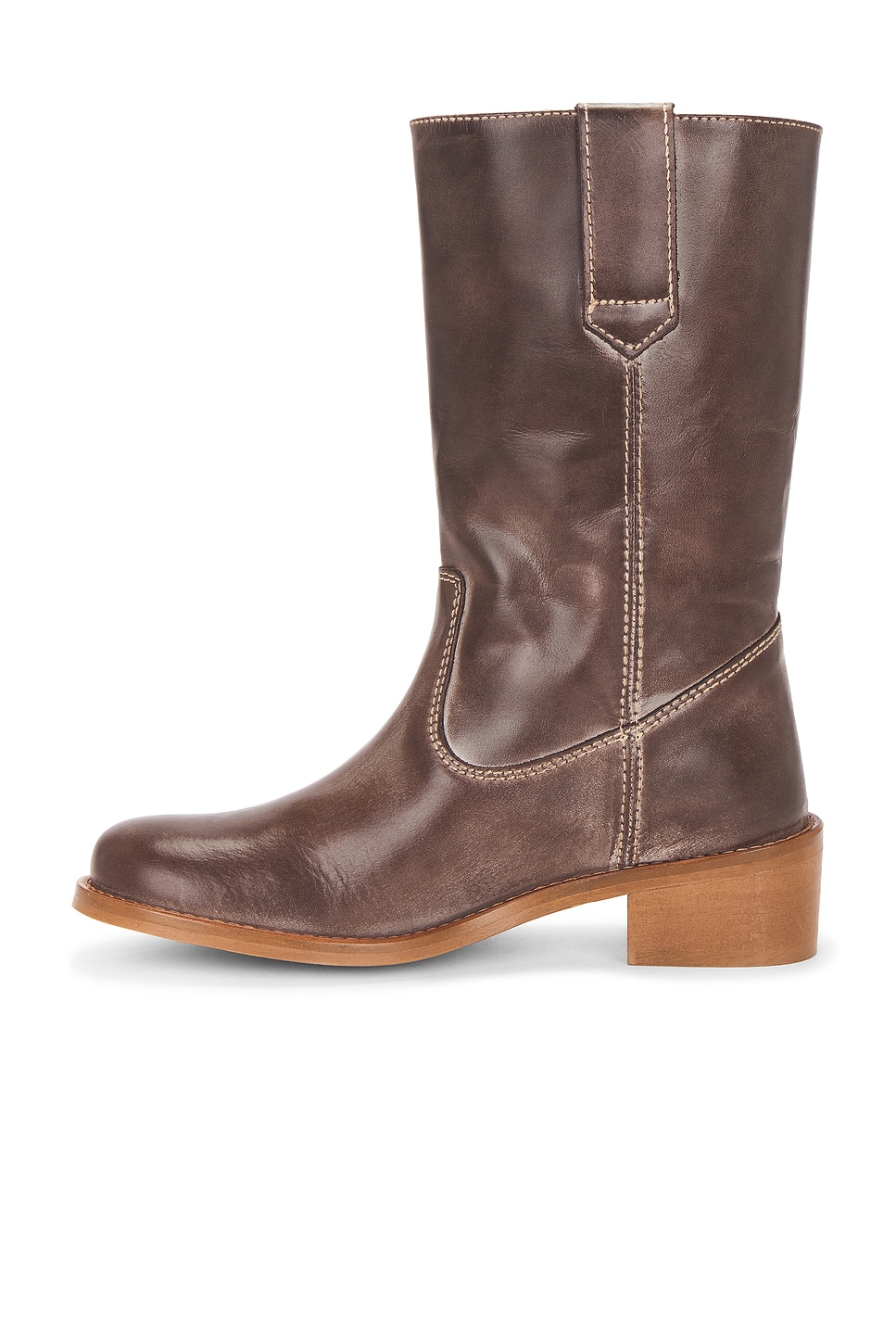 Julia Gaucho Boot in Brown Escovado