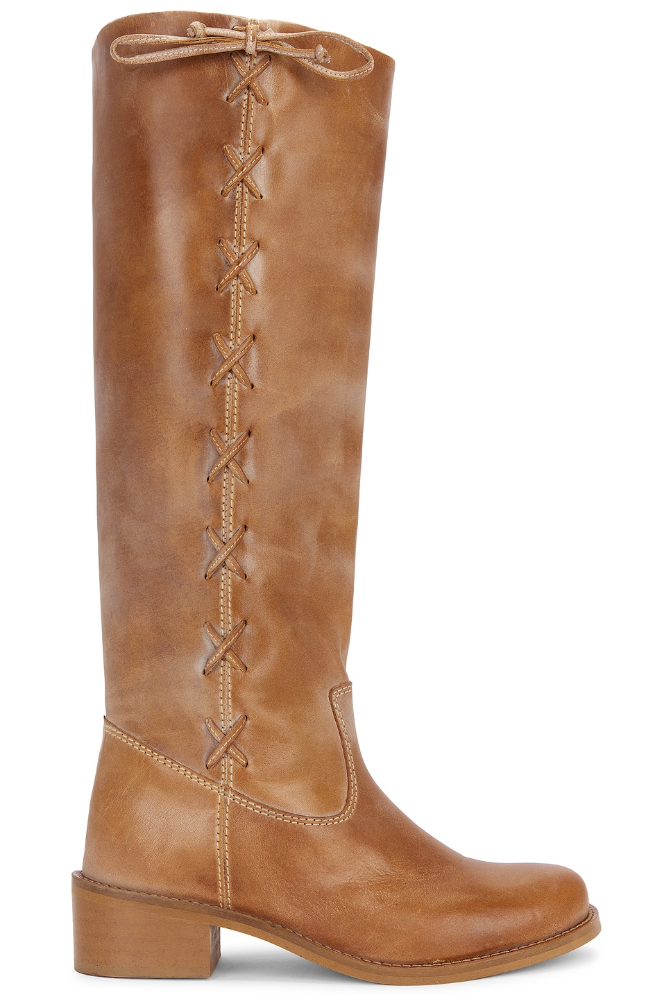 Ann Gaucho With Laces Boot