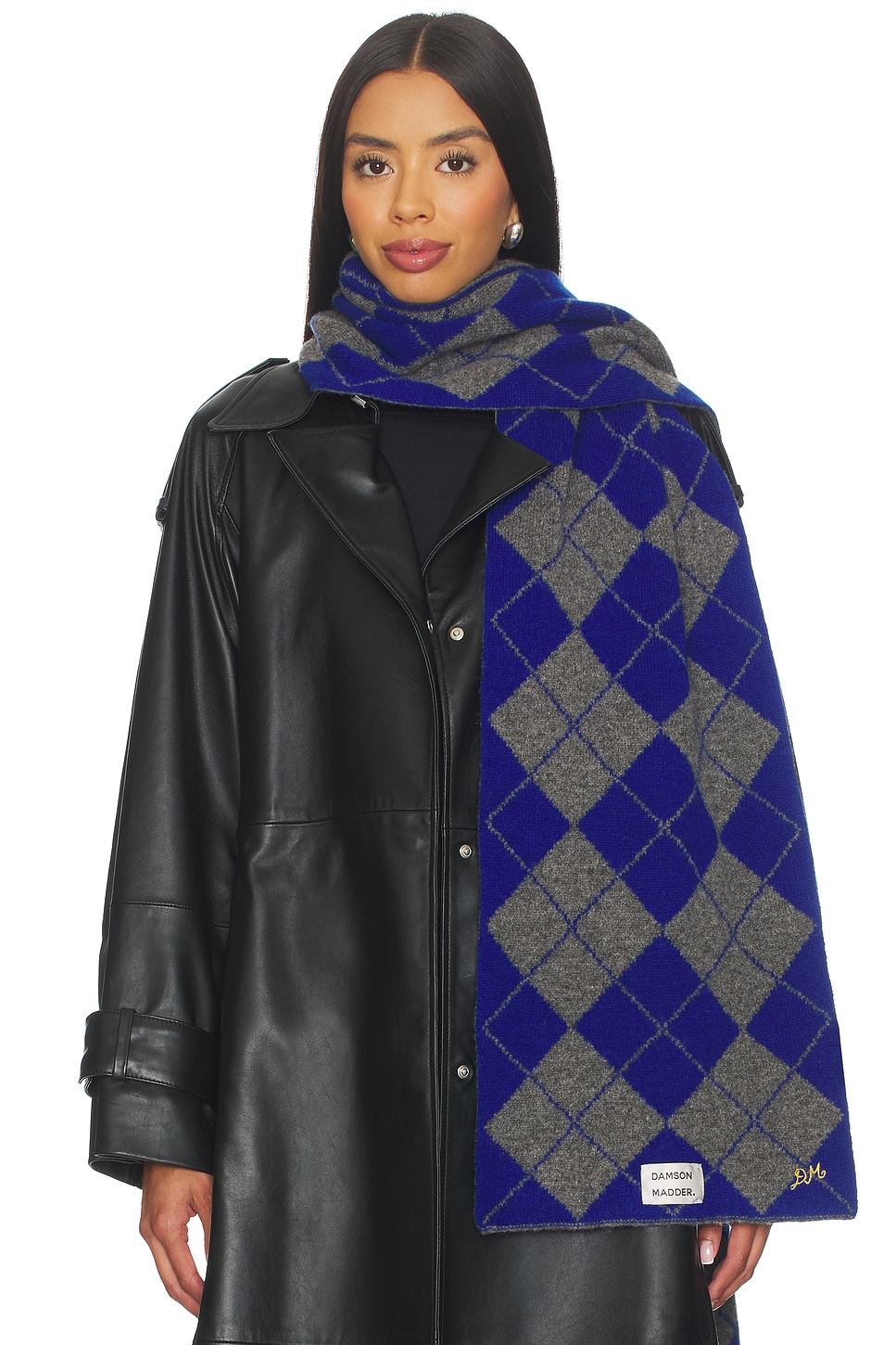 Damson Madder Saskia Scarf in Blue | REVOLVE