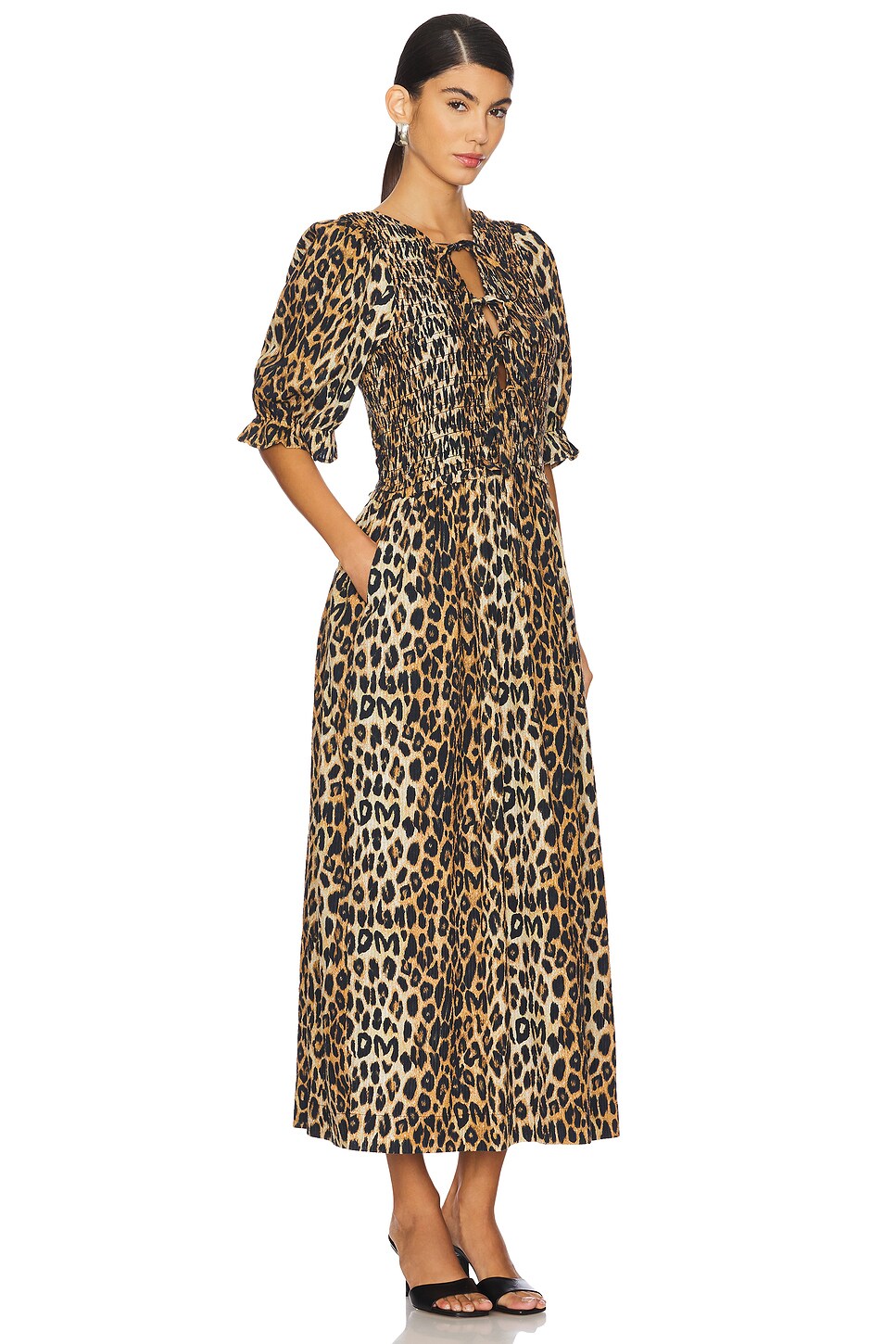 Damson Madder Bluebelle Midi Dress in Leopard | REVOLVE