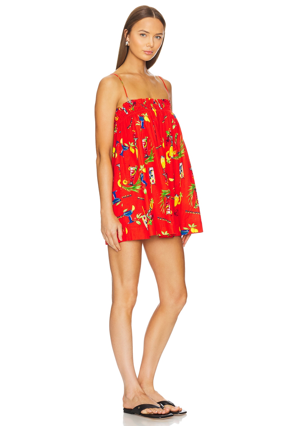 easter mini dress women Retro Off-Shoulder Linen Mini Dress for Women
