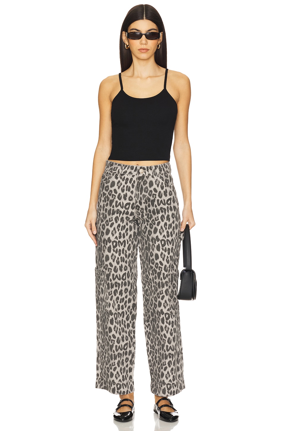 Damson Madder Leopard Drew Cargos Jeans thumbnail