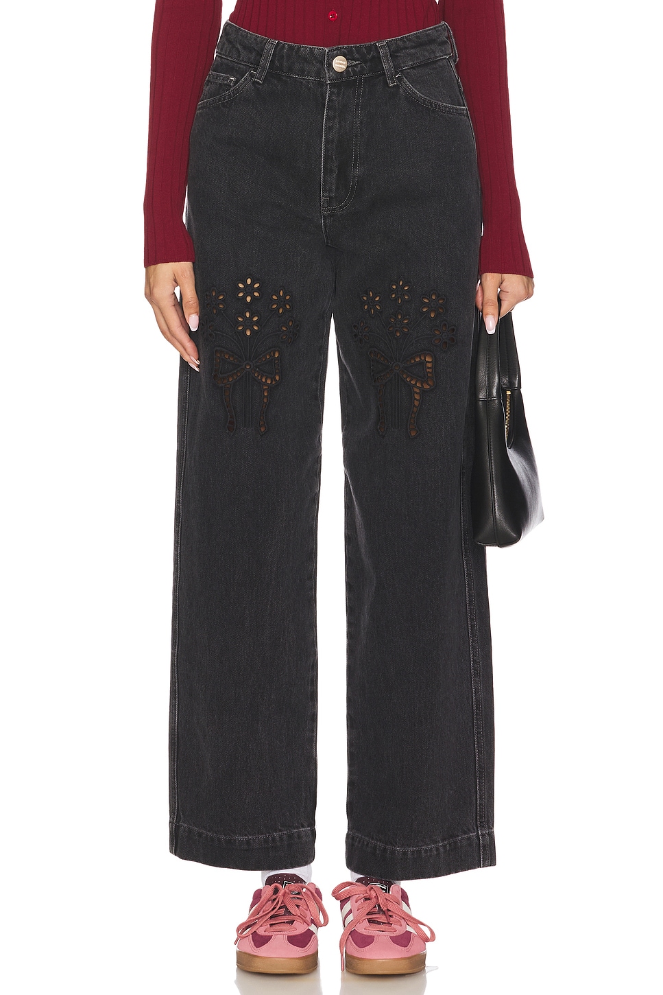 デニム・ジーパン Damson Madder Drew Jeans drew jeans - texas wash & embroidery – Damson Madder