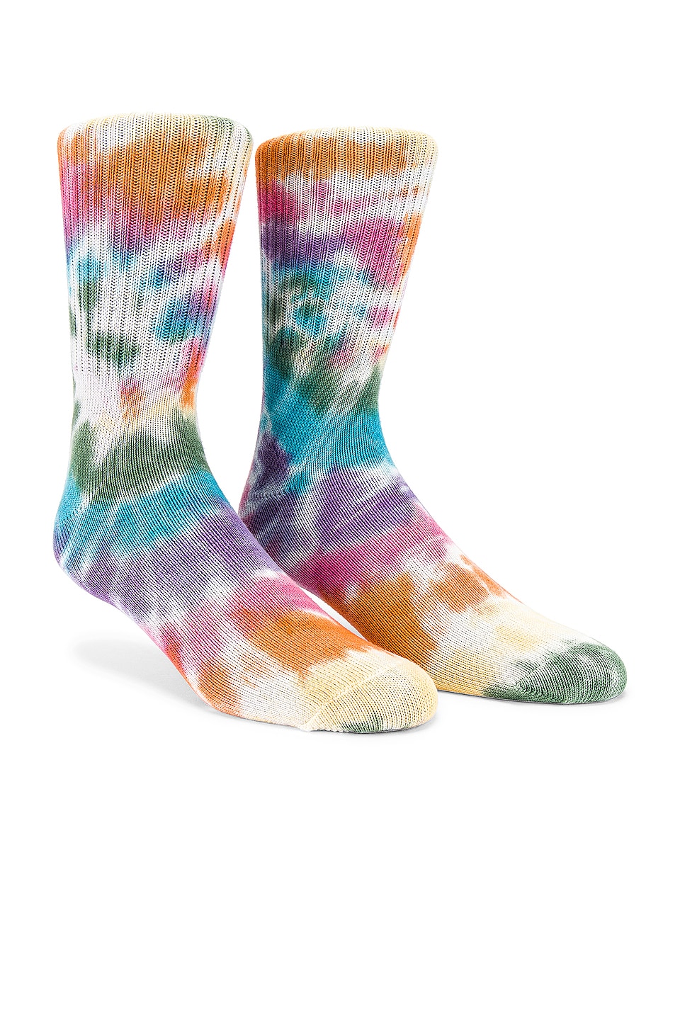 Daydreamer Tie Dye Socks In Rainbow Tie Dye