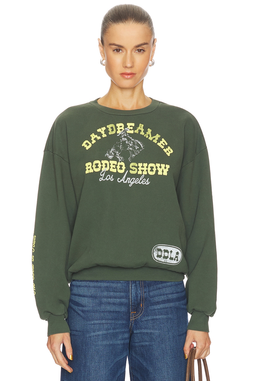 Rodeo Show Oversized Crew Sweatshirt