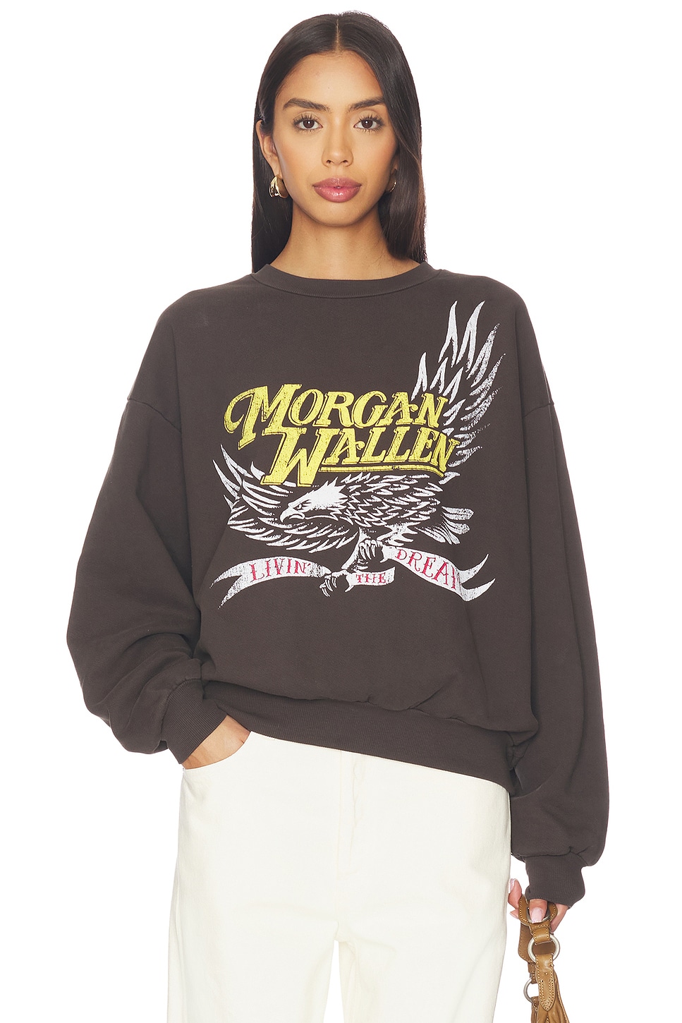 Morgan Wallen Classic Eagle Oversized Crew Sweatshirt