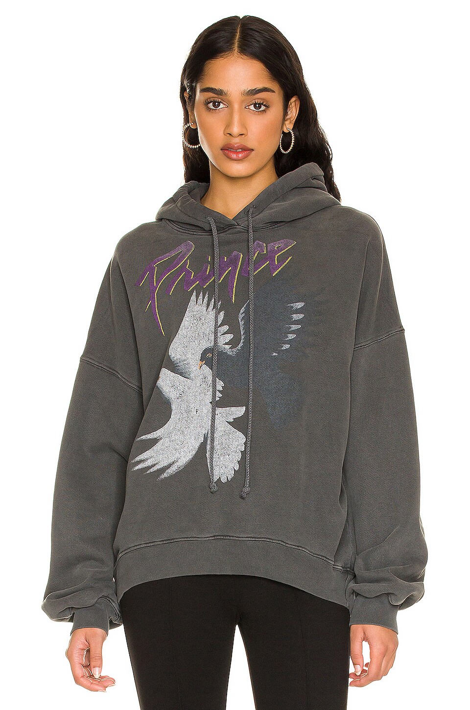 DAYDREAMER Prince And The Revolution World Tour Oversized Hoodie Pigment Black