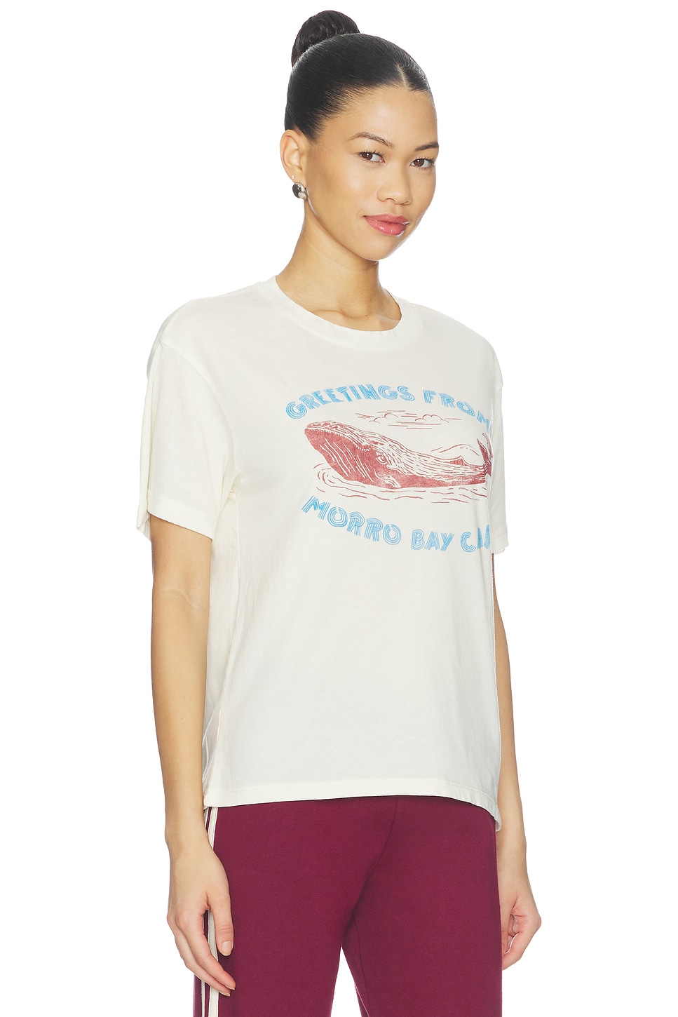 Greetings From Morro Bay Burnout Boyfriend Tee - thumbnail 3