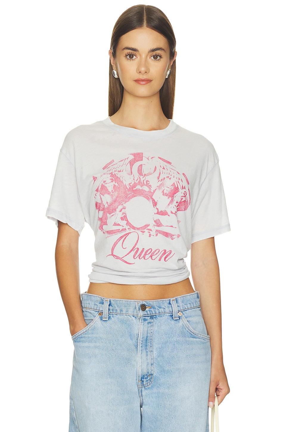 Queen Best Friend Burnout Boyfriend Tee - thumbnail 2