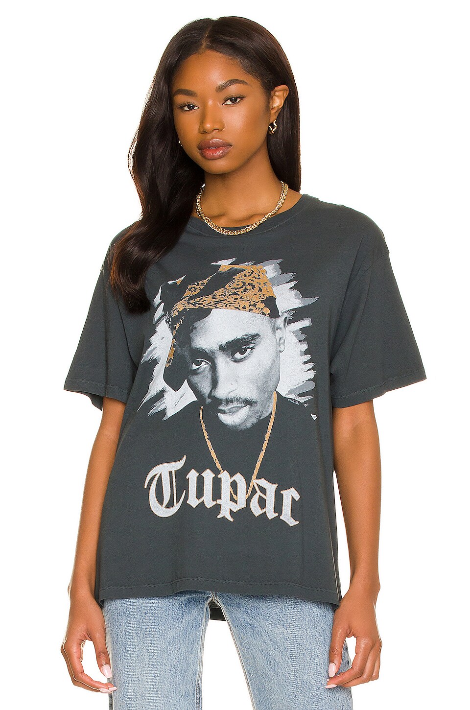 DAYDREAMER Tupac Tee in Vintage Black