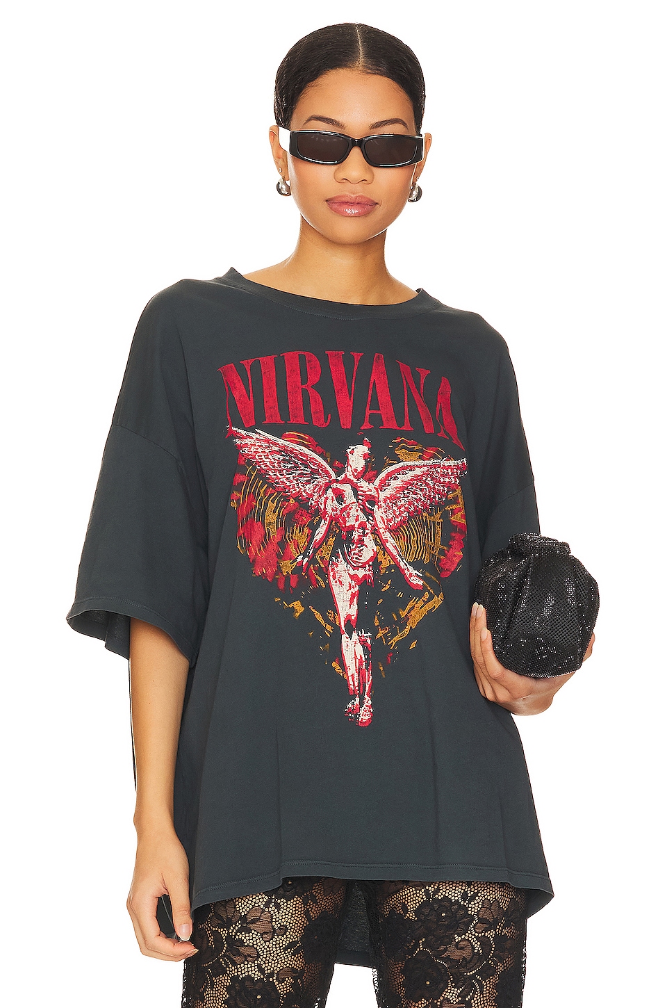 Nirvana Trippy Heart Tee
