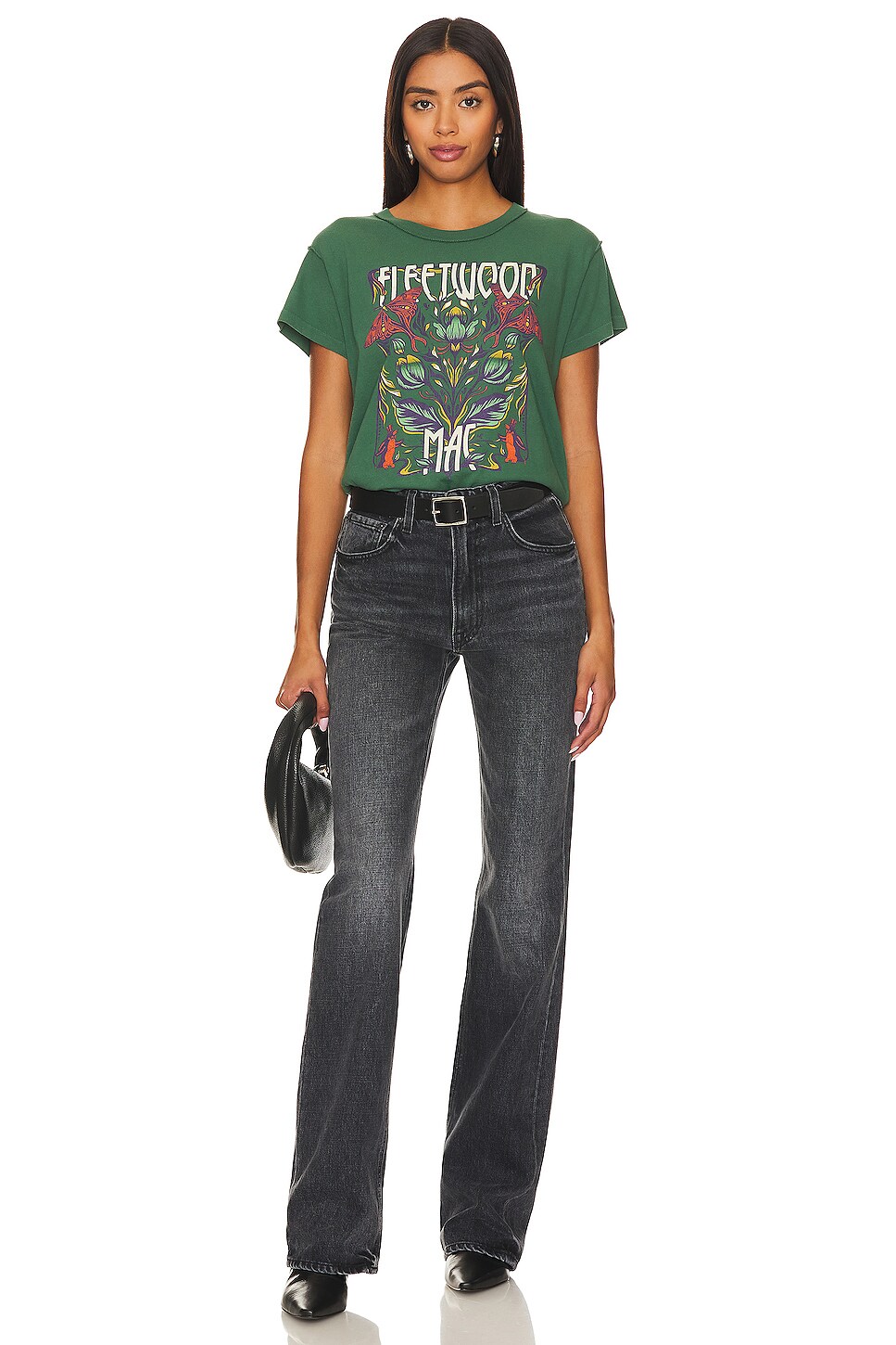 DAYDREAMER Fleetwood Mac Butterflies Reverse Tee