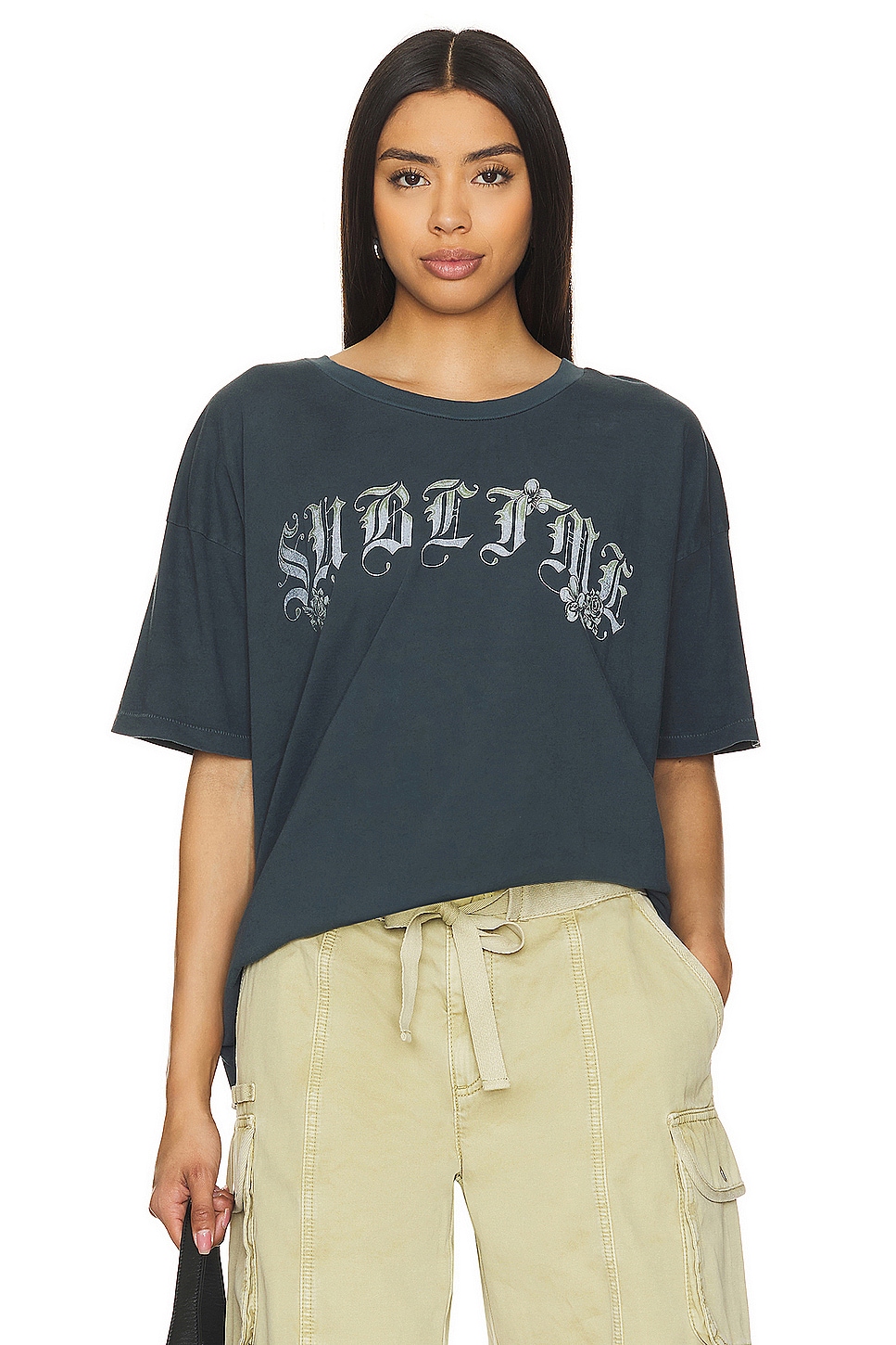 Self Merch DAYDREAMER Sublime Self Titled Merch Tee in Vintage Black | REVOLVE