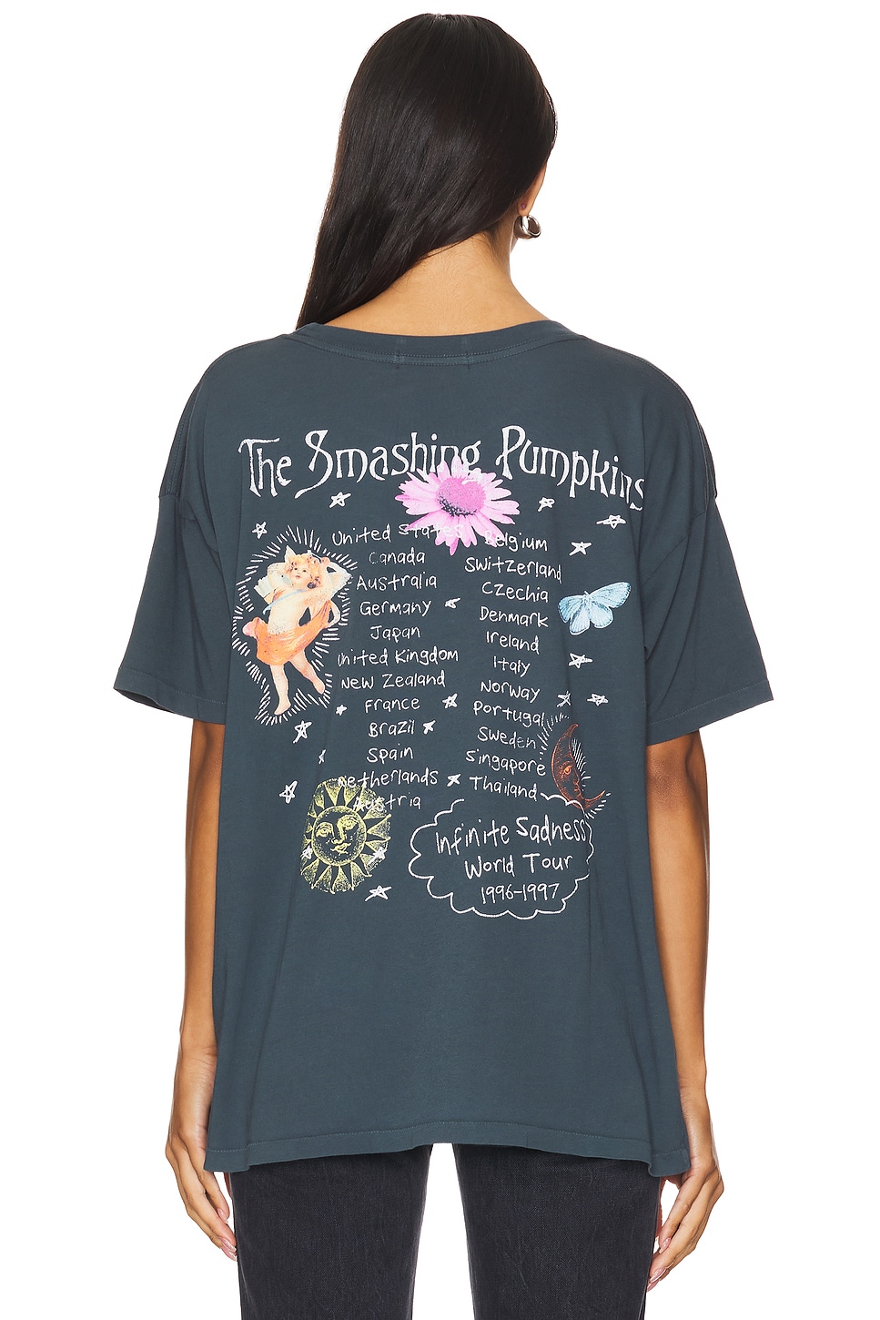 DAYDREAMER Smashing Pumpkins Infinite Sadness Tour Merch Tee Shirt