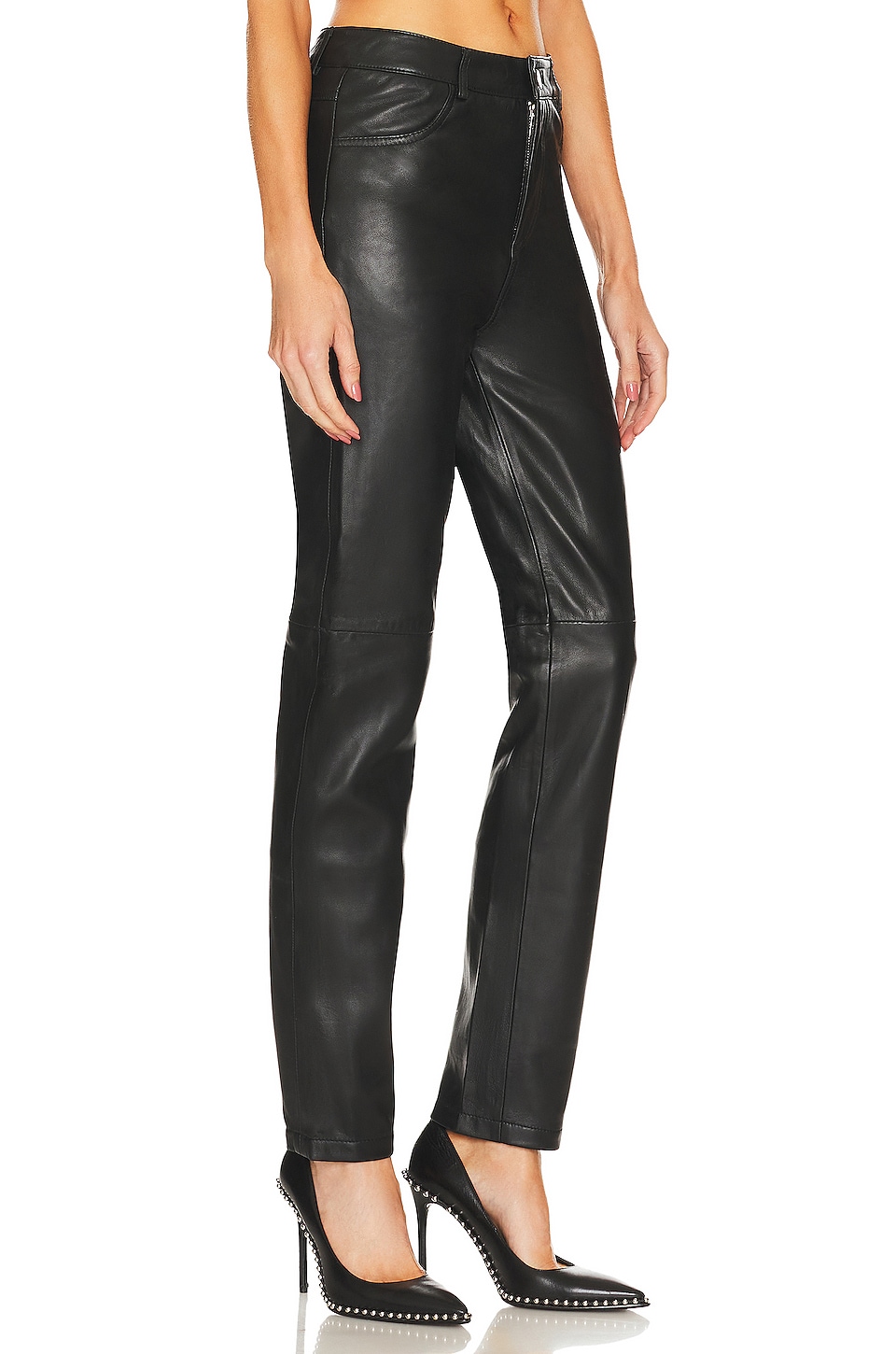 Deadwood Phoenix Leather Pant in Black