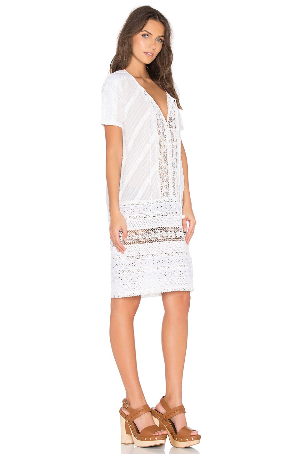 Off White Robe Deby Debo ROBE ANGIE en Off White | REVOLVE