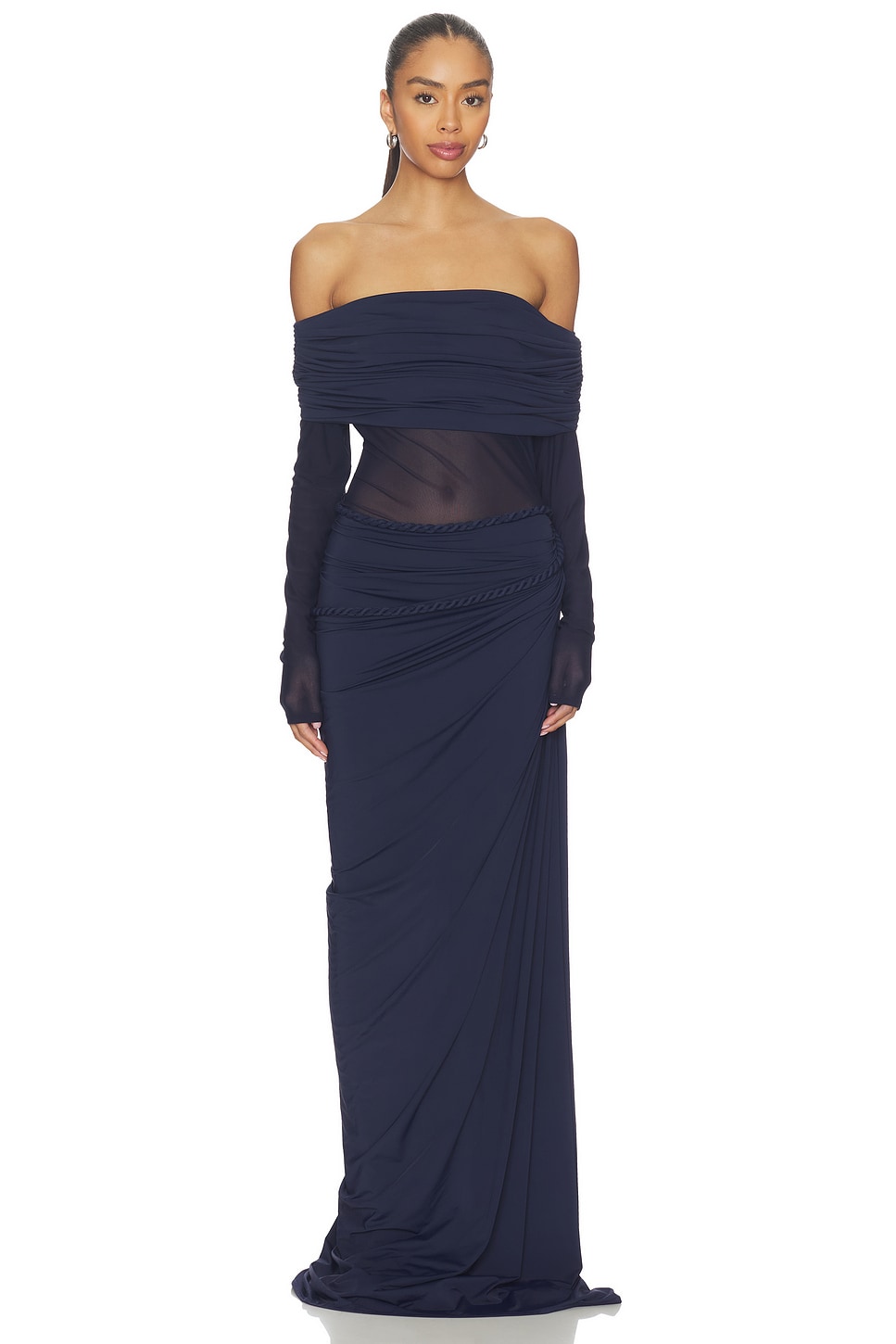 deme by gabriella dress blue Vintage D'Allairds Dusty Blue Lace Trimmed Sleeveless Midi Dress Size –  Best Of Yesterday main image 0
