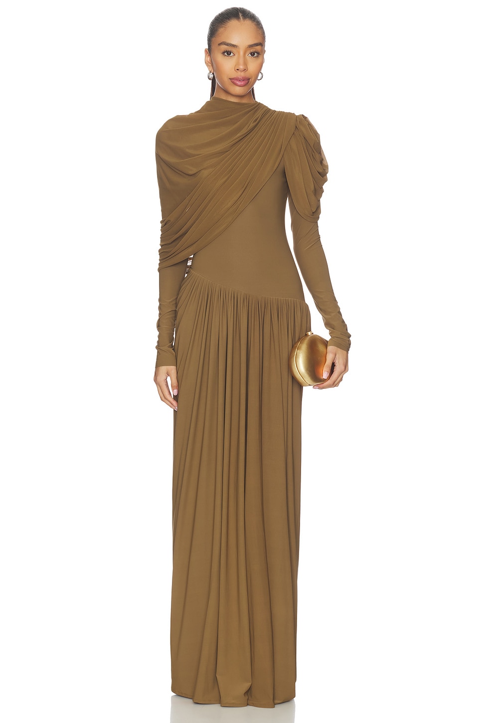deme green dress KATYA MAXI DRESS IN MINT | CULT MIA main image 0