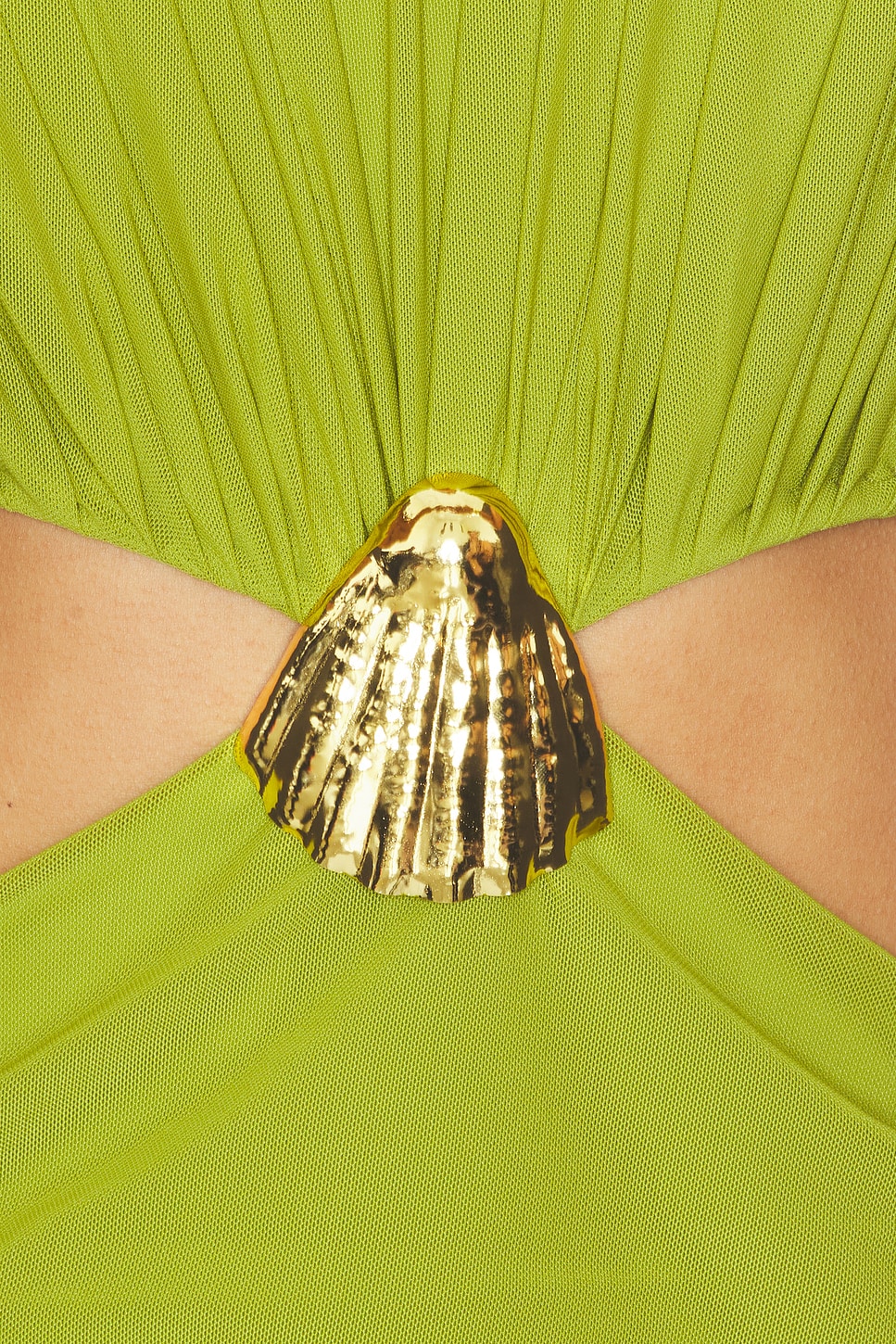 lime green and gold dress Deme by Gabriella The Lyra in lime green summer dress