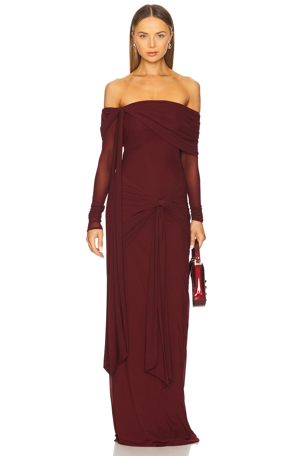 Deme by Gabriella Heloise Dress in Burgundy | REVOLVE