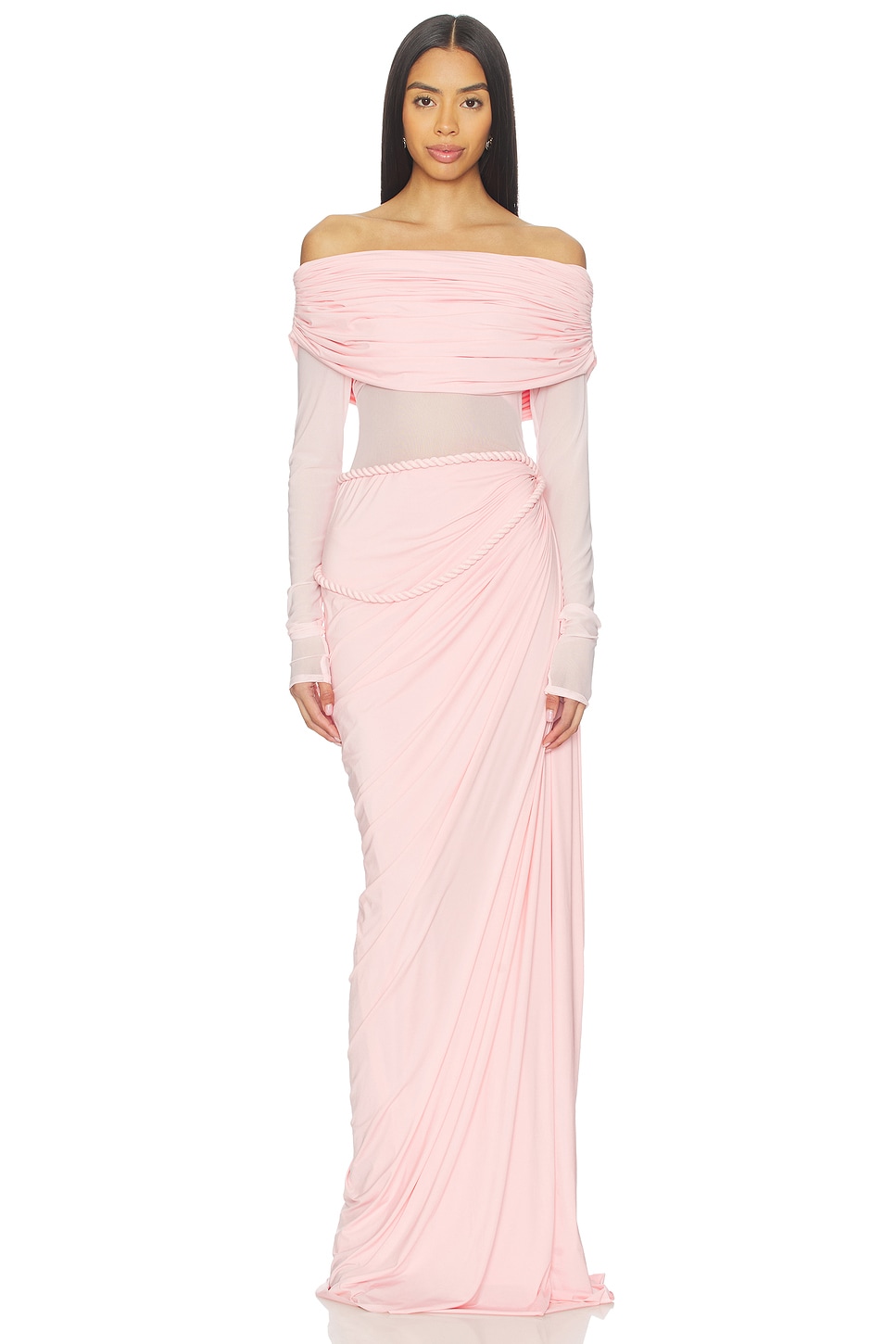 light pink dress sleeves SuperBloom Mini Dress - Light Pink