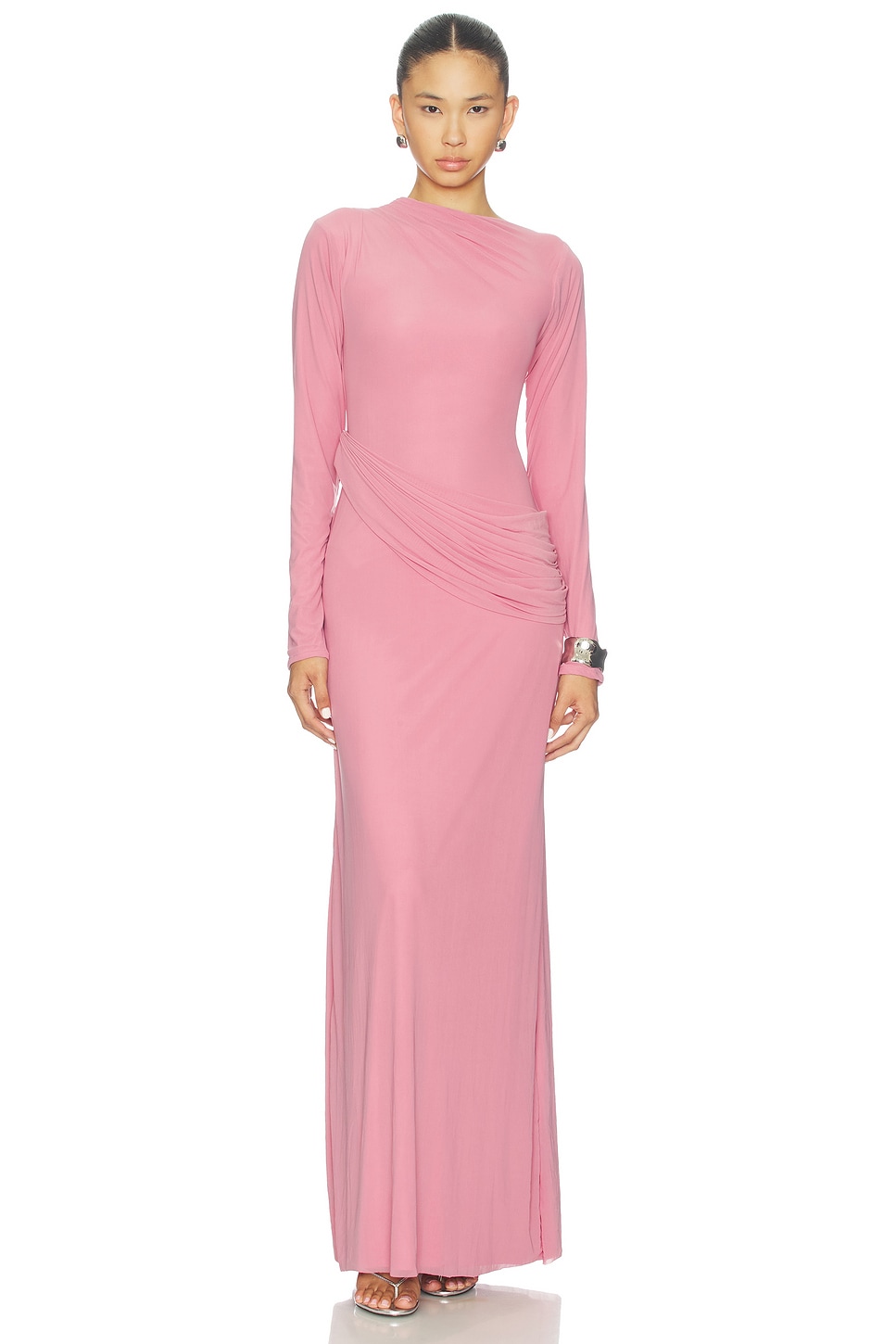pink homecoming dress short Pink Satin A-line Bow Tie Straps Homecoming Dress, MH616 main image 1