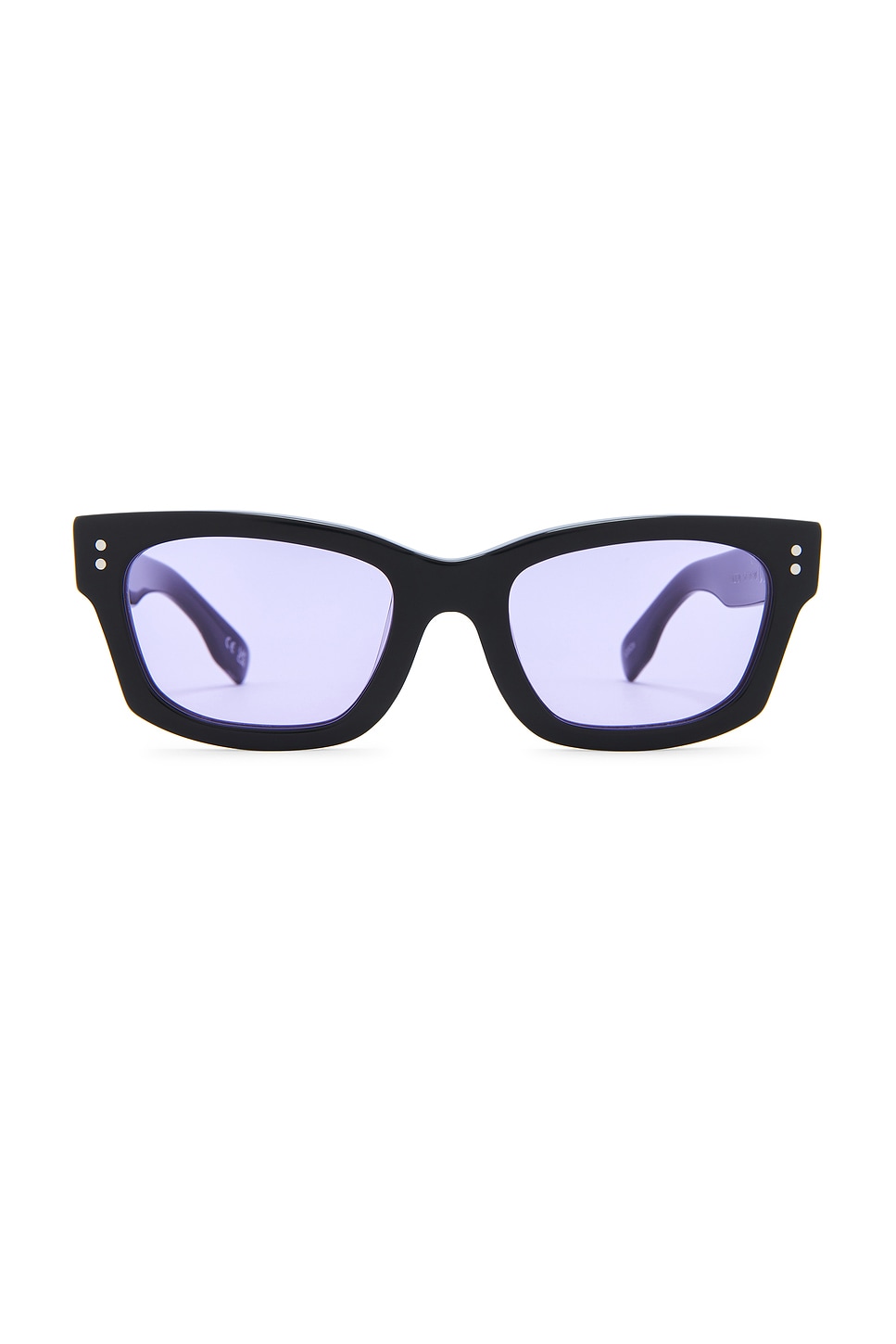 Decade Eyewear MILTON サングラス - Gloss Black & Purple | REVOLVE