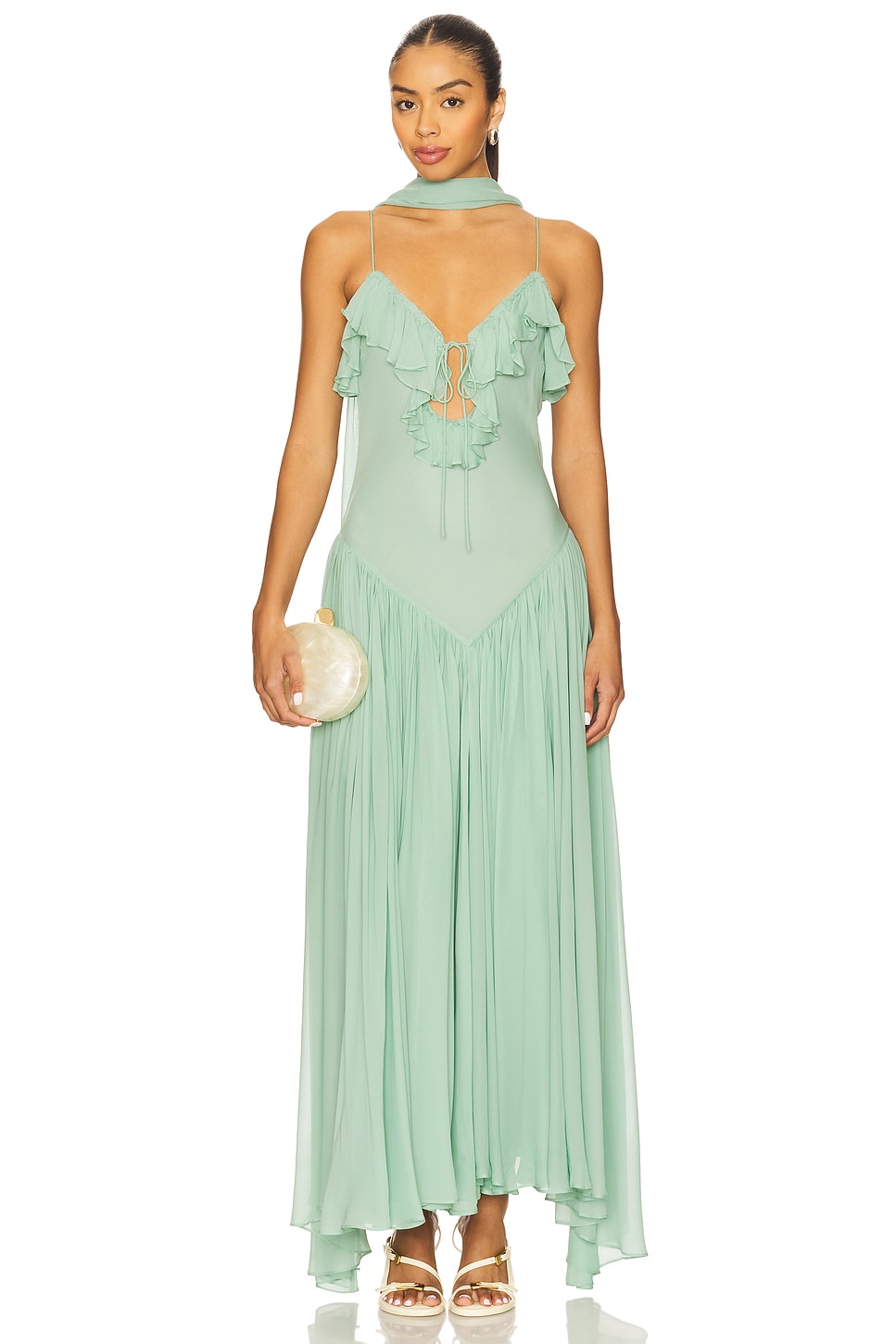 white christmas dresses De La Vali
