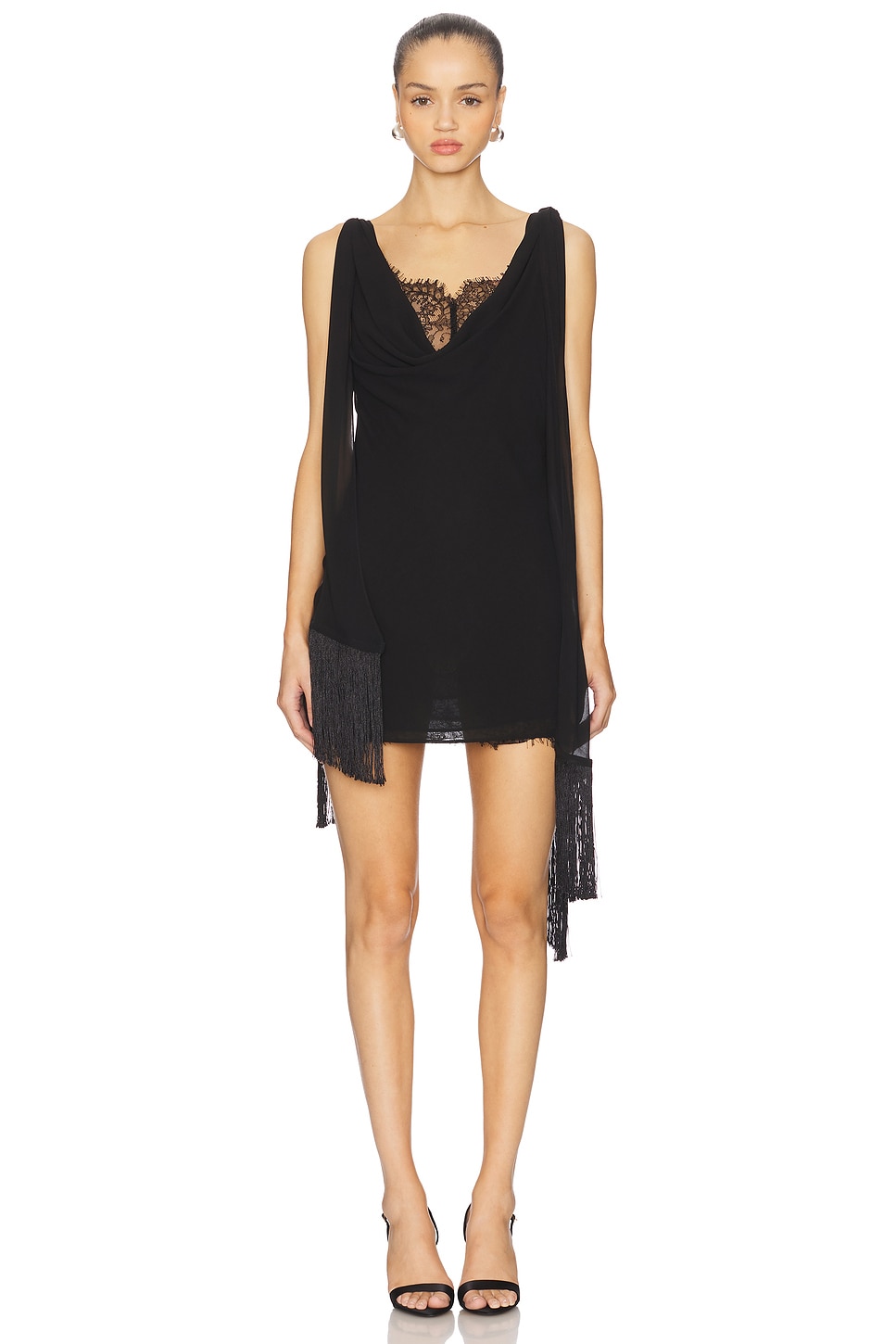 DE LA VALI Mistral Mini Dress in Black | REVOLVE