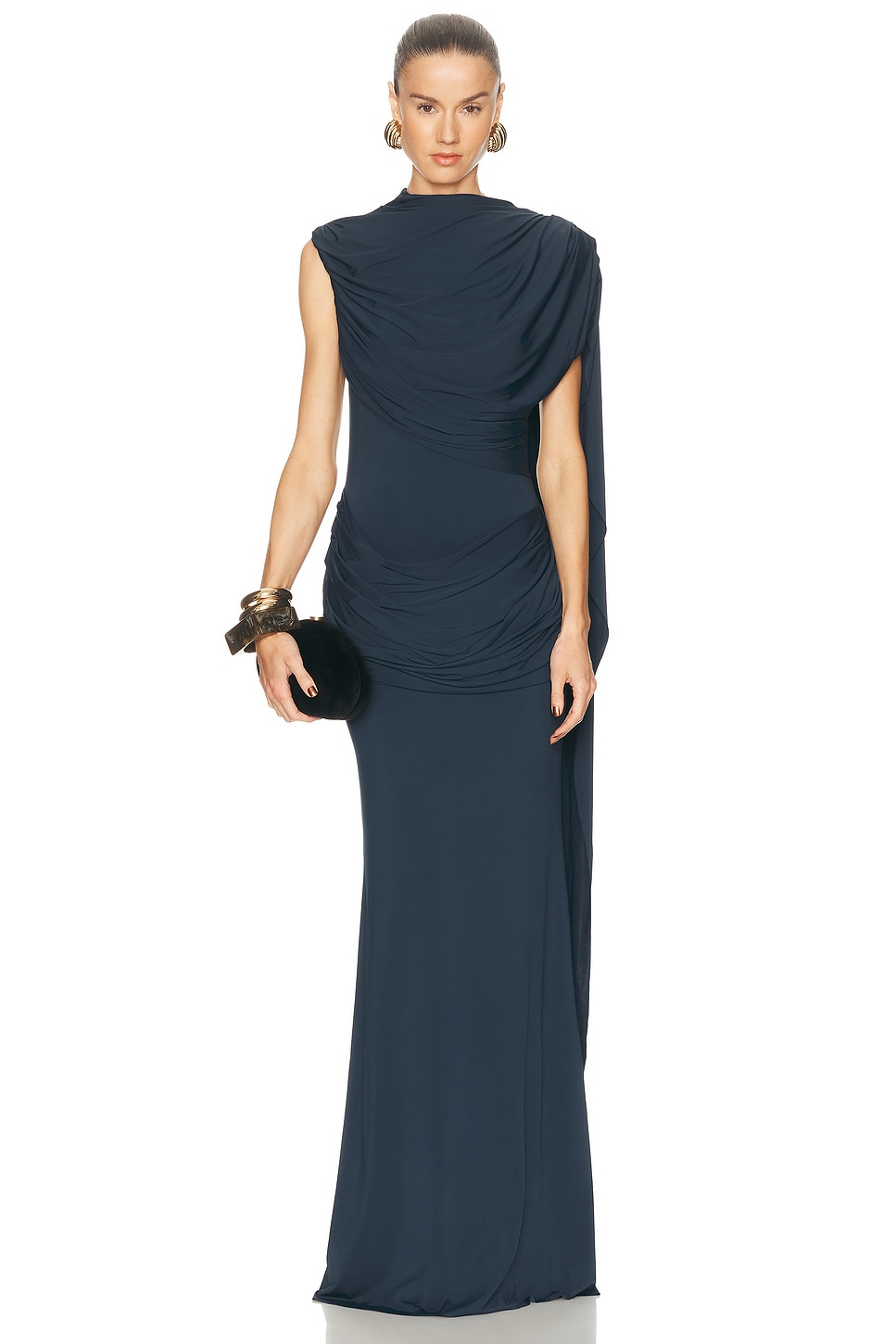 de la vali blue dress Delara Maxi Dress