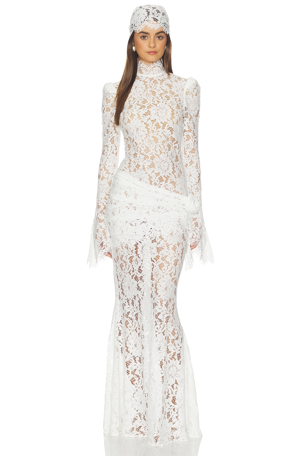 chinese dress ladies White A-line lace Mini Dress – ADONIS BOUTIQUE