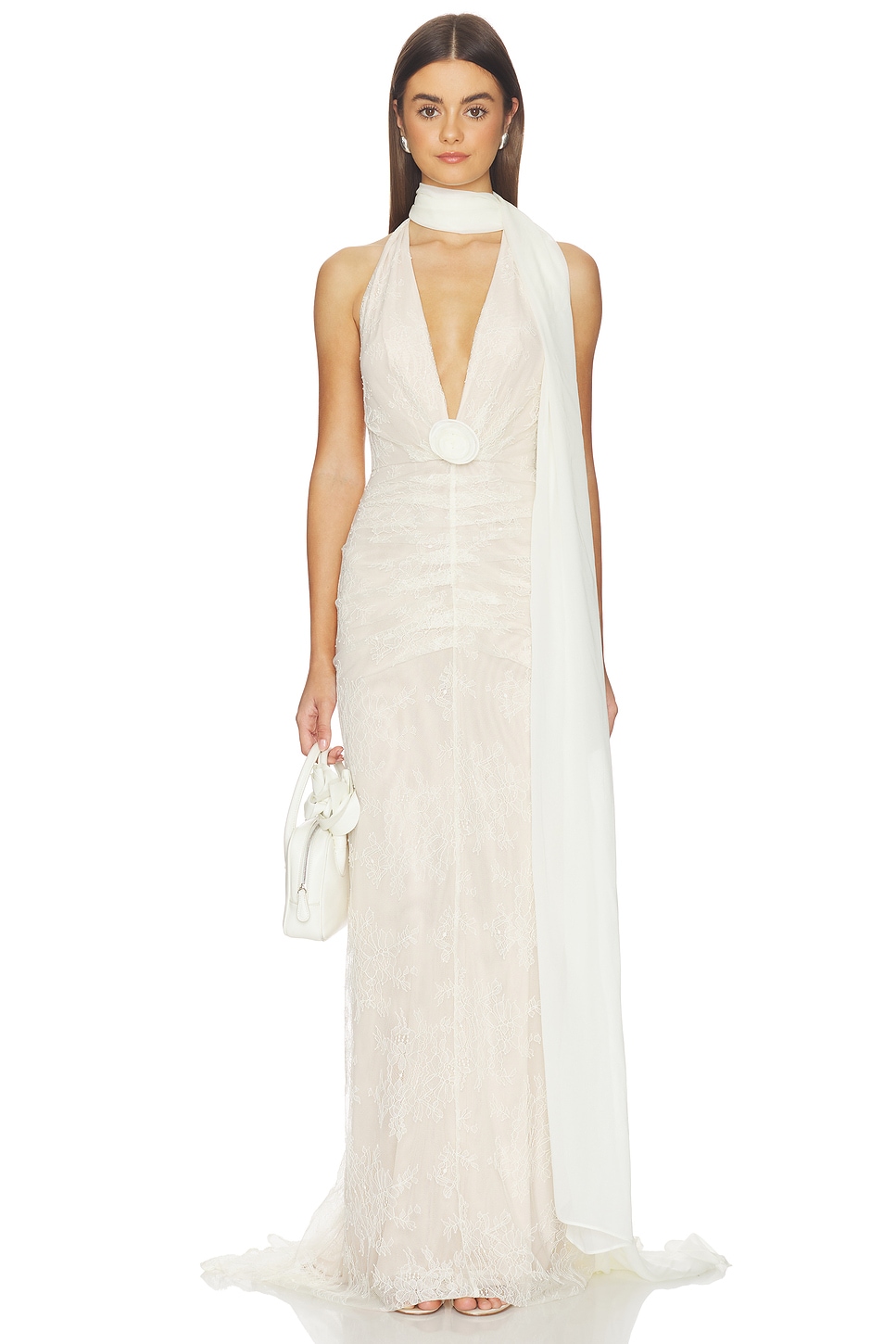 DE LA VALI Amora Maxi Dress in Ivory | REVOLVE DE LA VALI Amora Maxi Dress in Ivory | REVOLVE