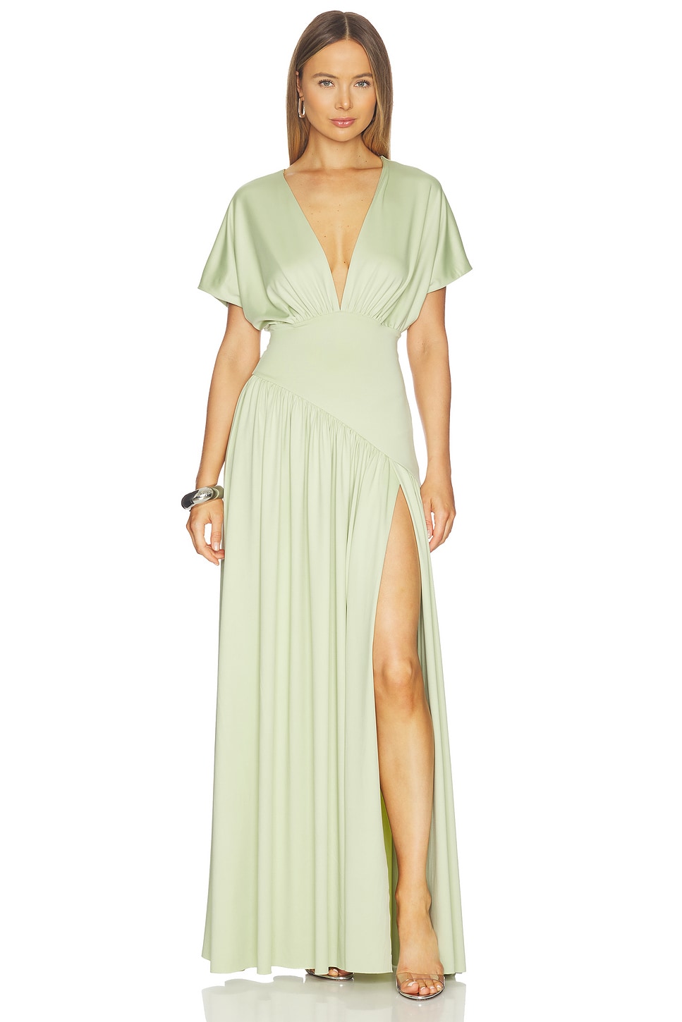 delfi green dress Delfi Collective