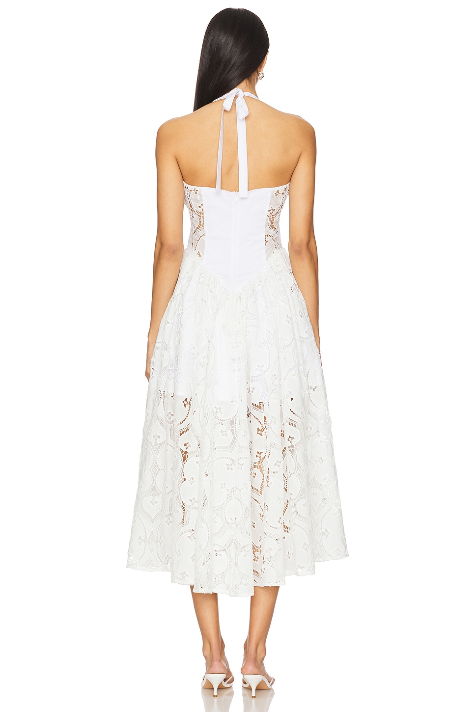 Hera Eyelet Long Dress