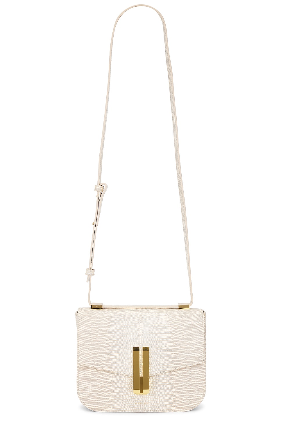 DeMellier London Vancouver Bag in Ecru Lizard Effect REVOLVE