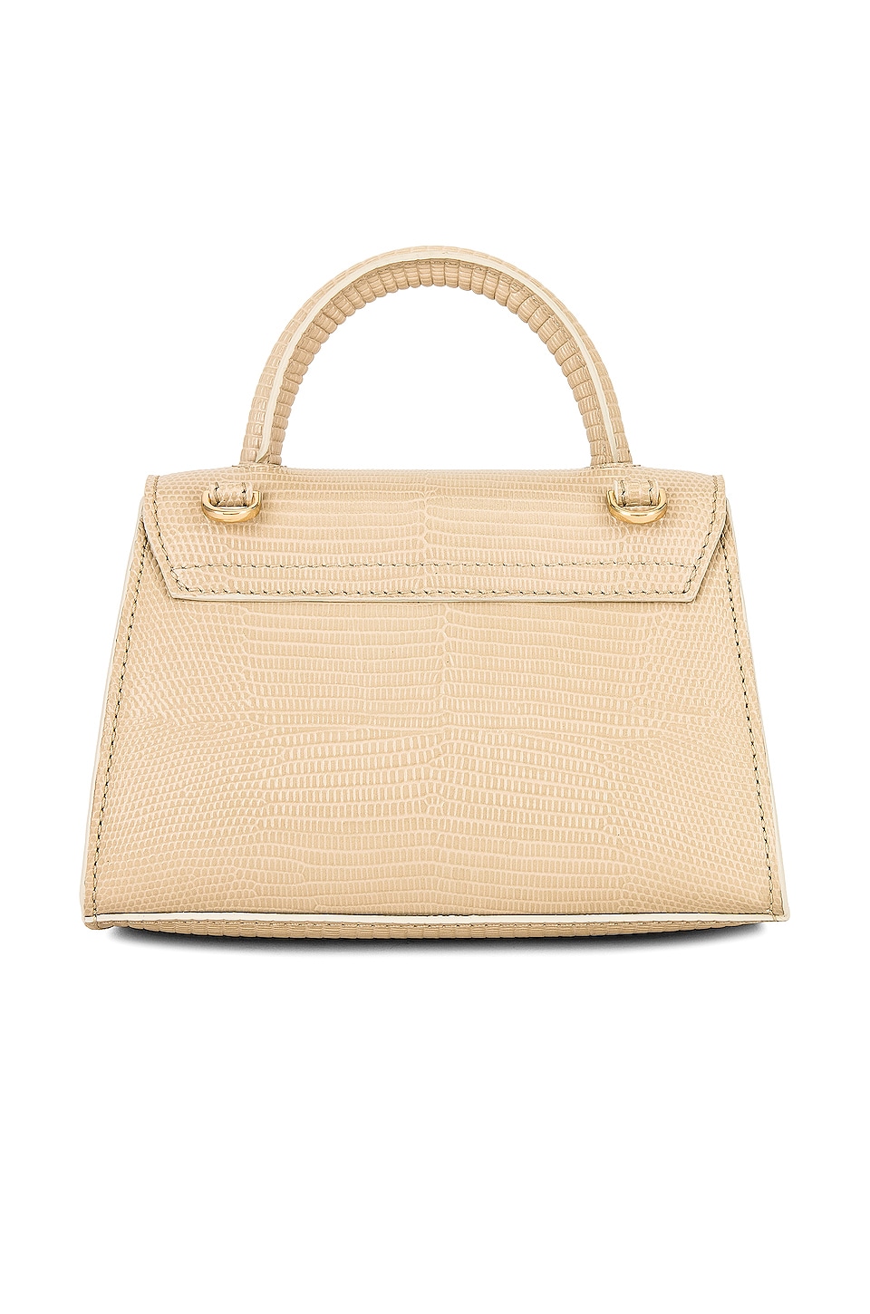 DeMellier London Nano Montreal Bag in Ivory Lizard