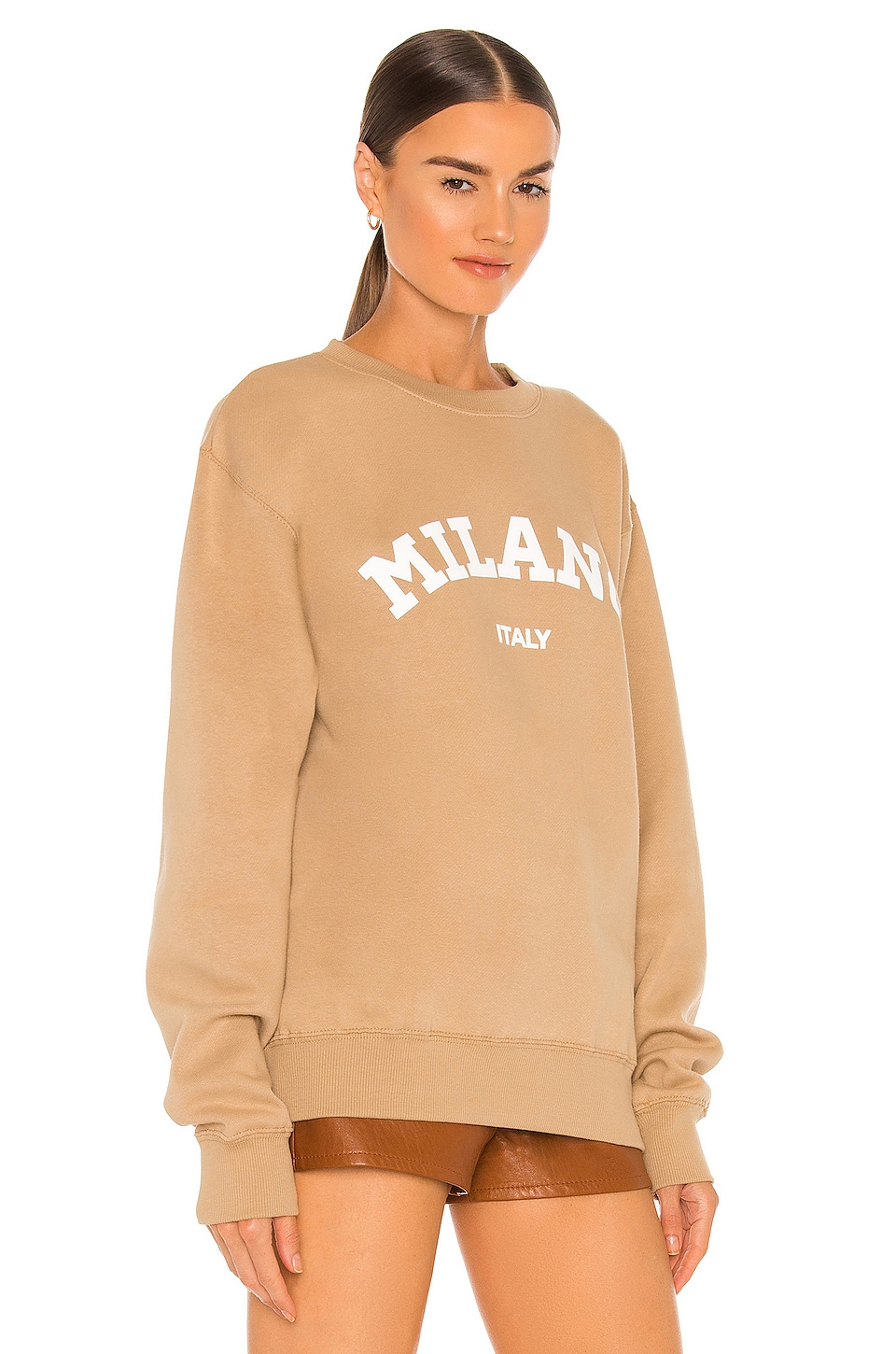 DEPARTURE Milano Crewneck in Tan