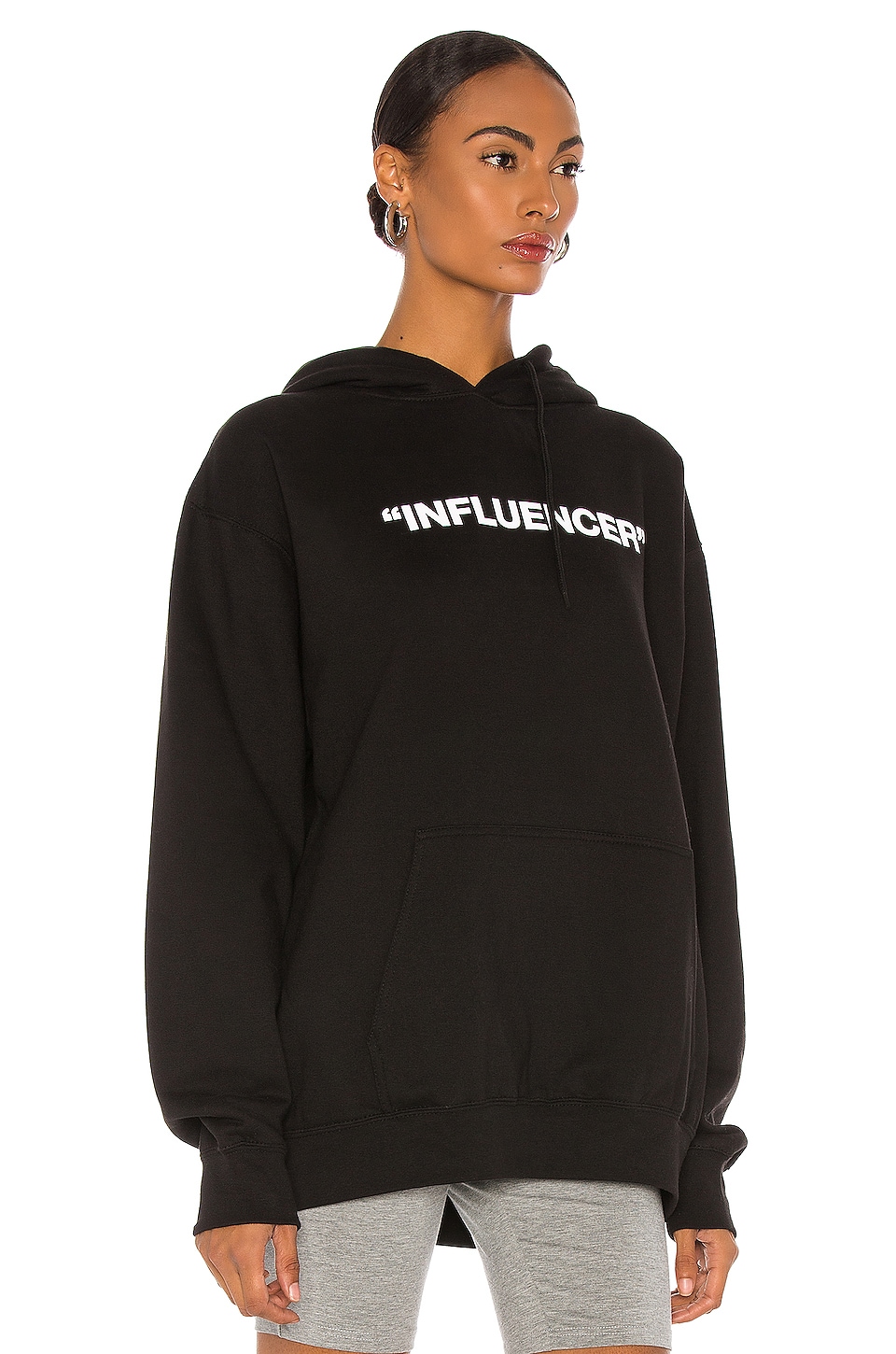 Departure Influencer Oversized Hoodie In Black