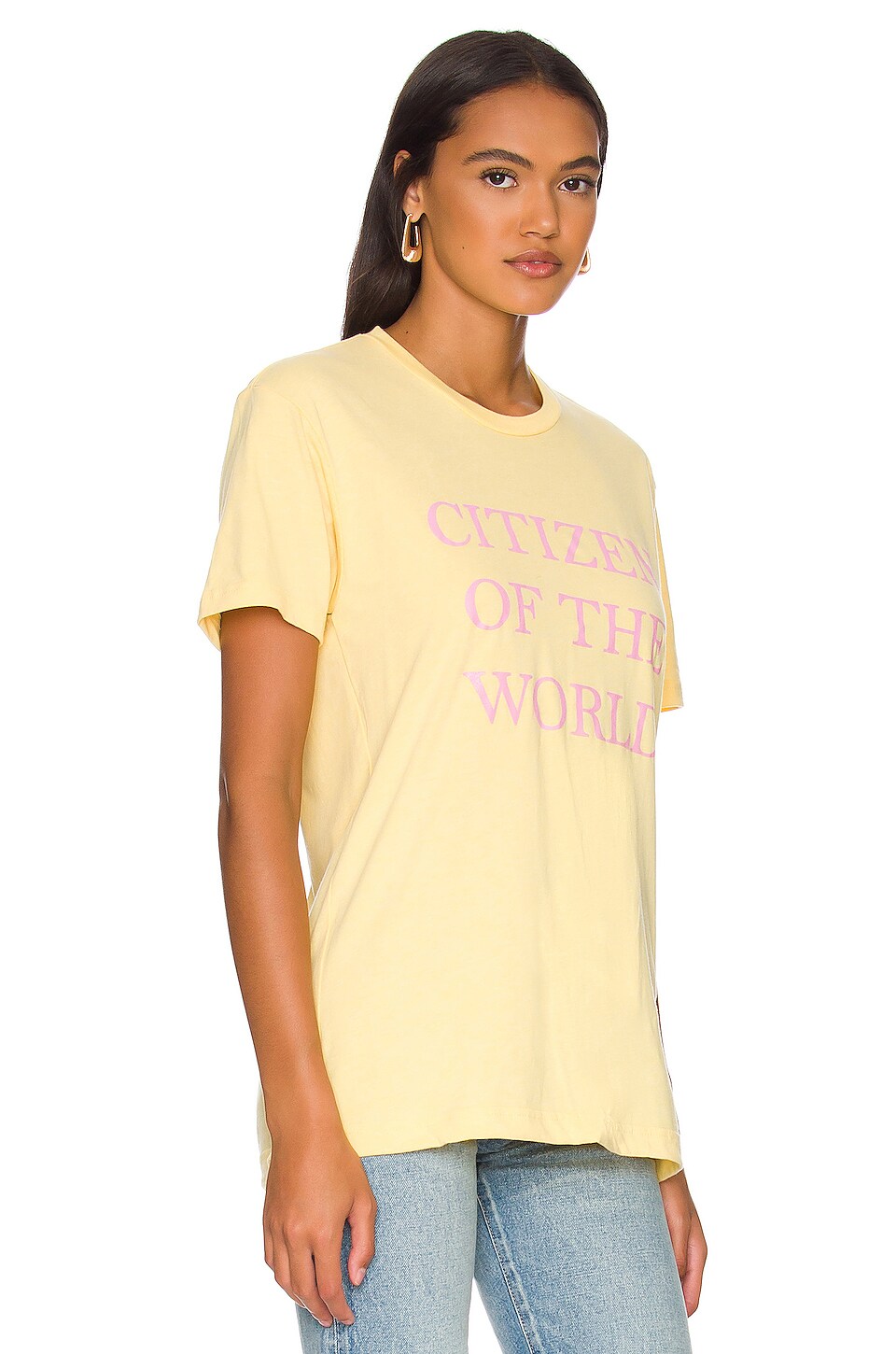 DEPARTURE Citizen Of The World Tee in Yellow