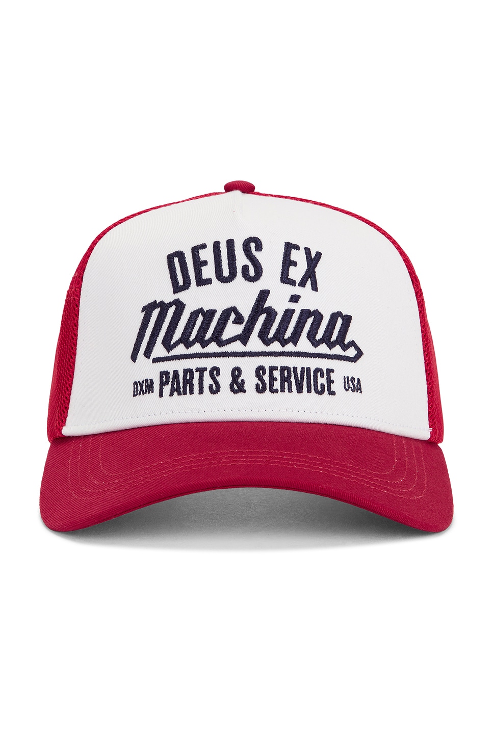 Deus Ex Machina Overbite Trucker Hat in Tangerine Tango