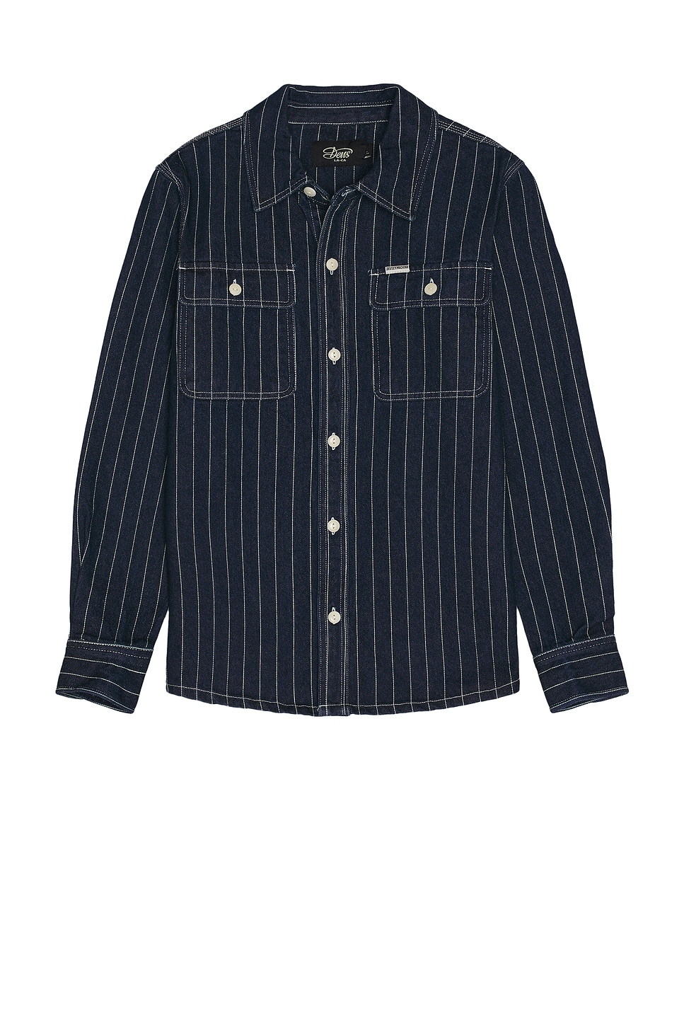 Vacay Stripe Denim Shirt