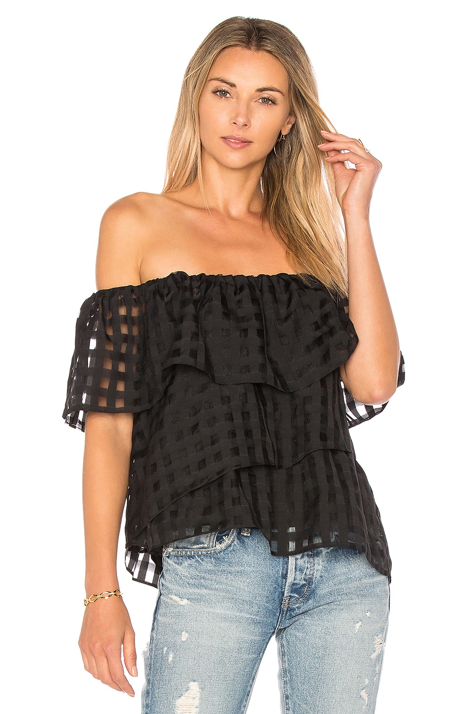 devlin Edyth Top in Black | REVOLVE